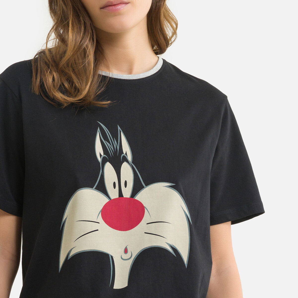 Pigiama looney tunes nero/grigio chiné Looney Tunes | La Redoute