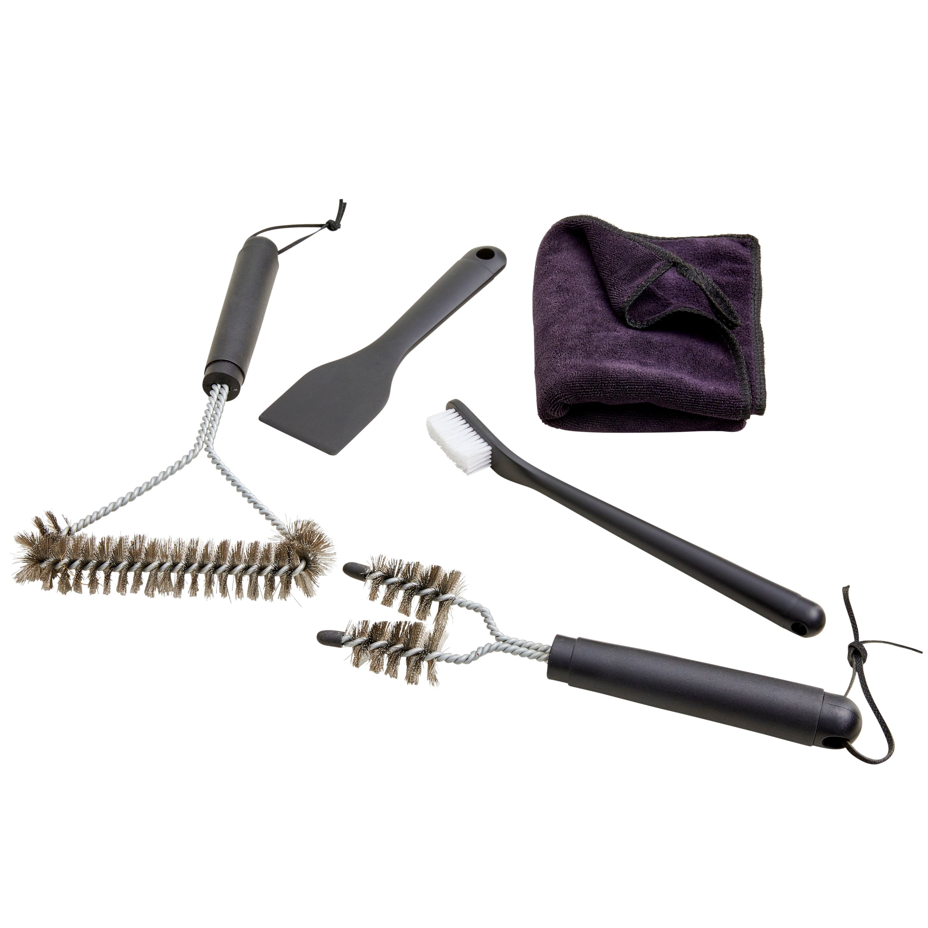 Kit de nettoyage en inox pour barbecue, NATERIAL, NATERIAL