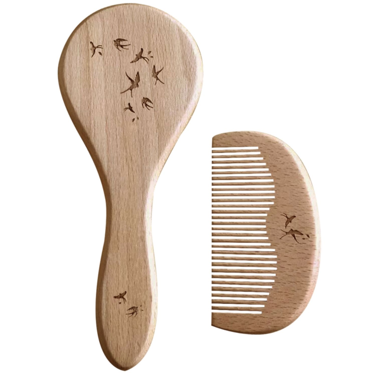 Ensemble brosse et peigne bébé, ZAKUW