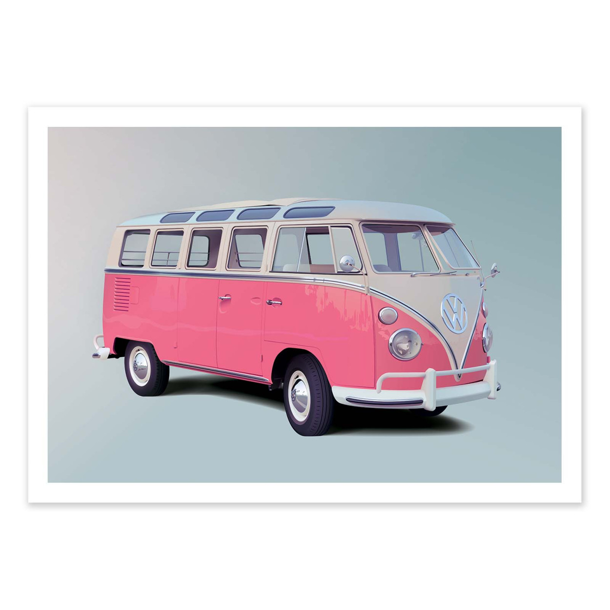 Affiche d'art - Volkswagen Type 2 - Artmoric, WALL EDITIONS