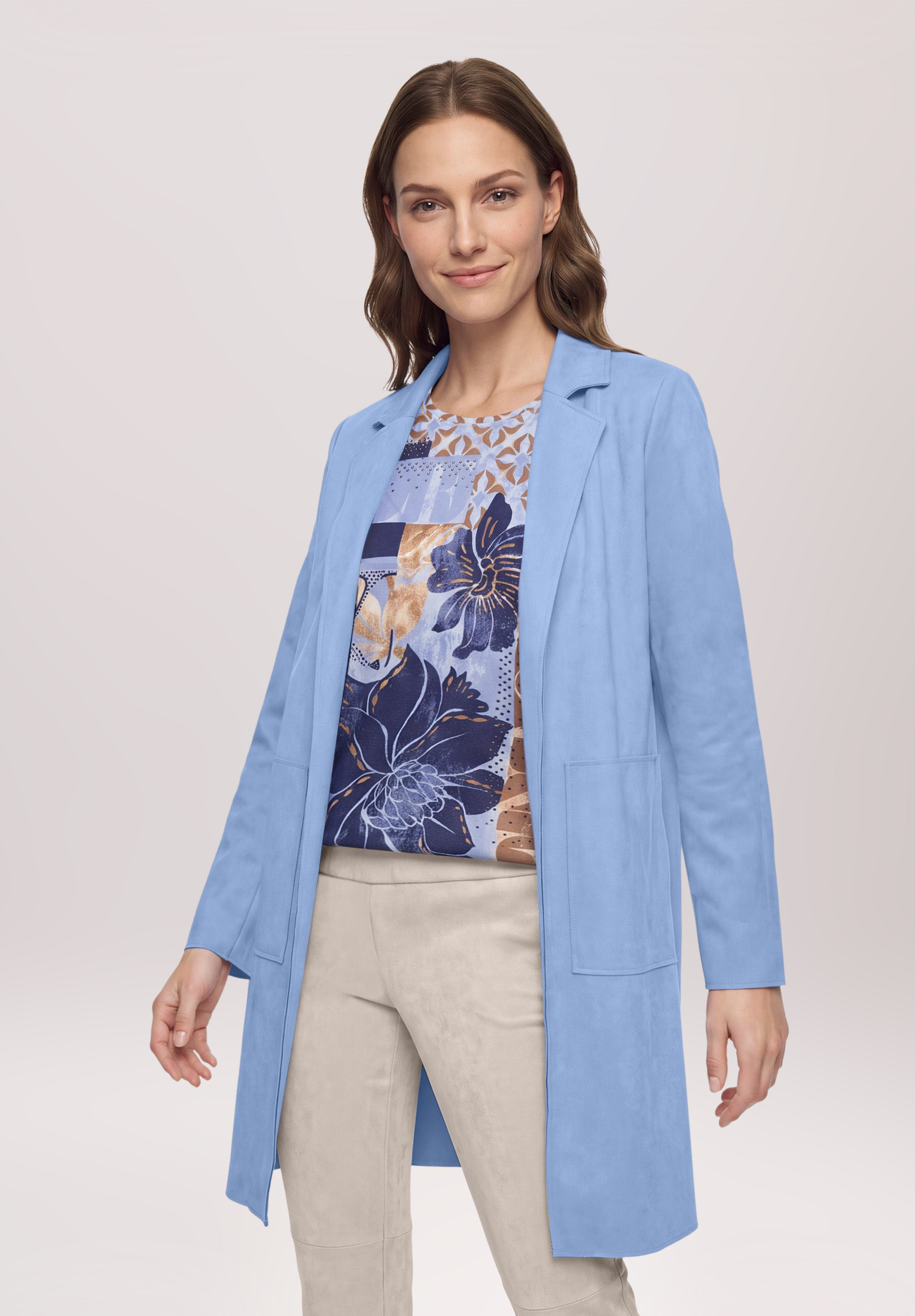 Blazer long sans fermeture, BETTY BARCLAY