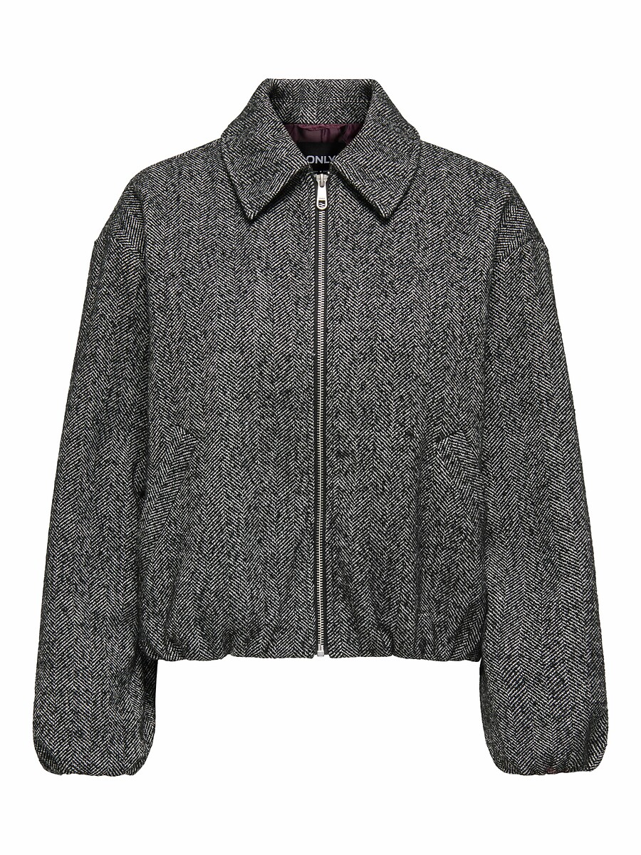 Manteau court fermeture zippée, ONLY