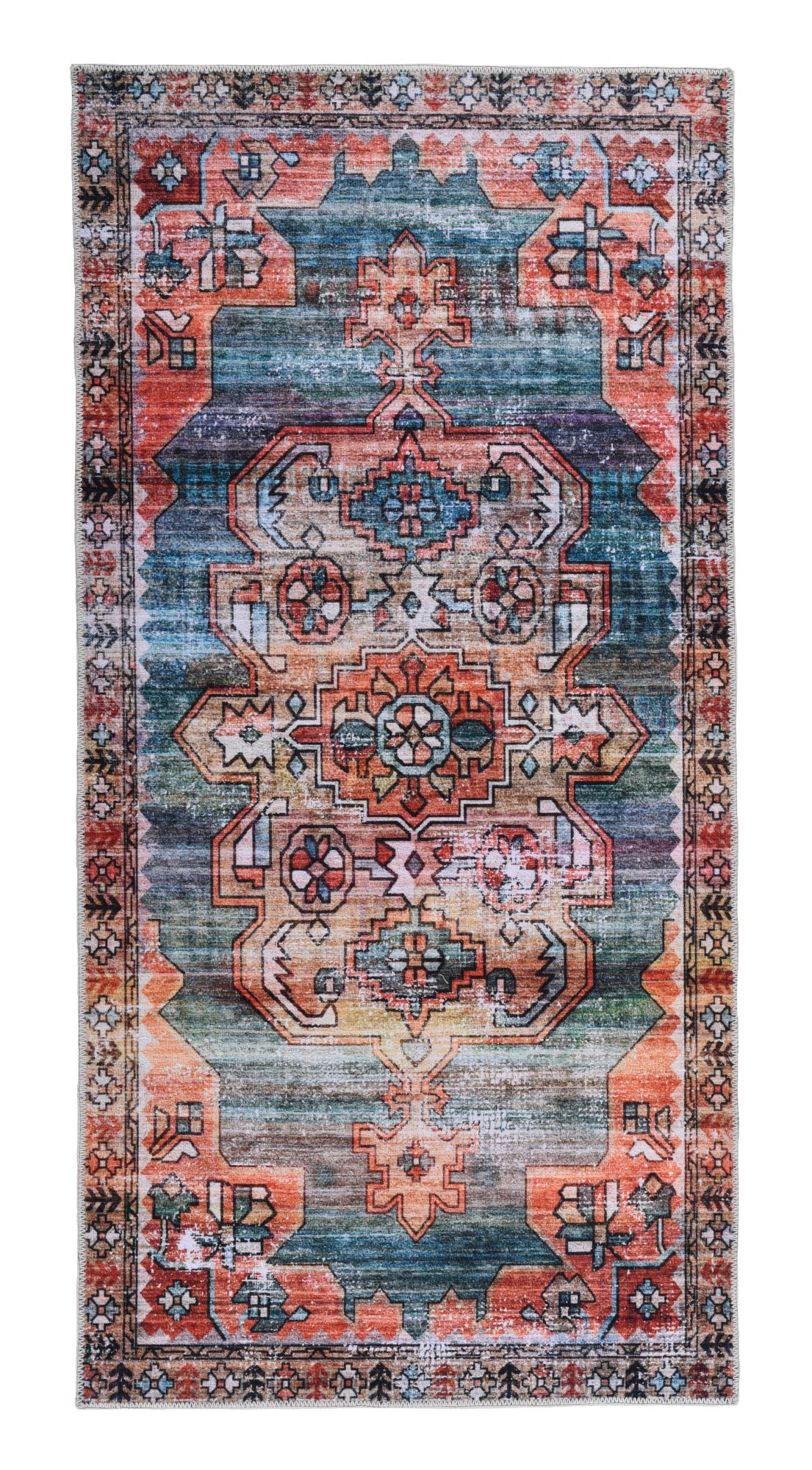 Tapis floral tissé plat - ADARA, GINO FALCONE
