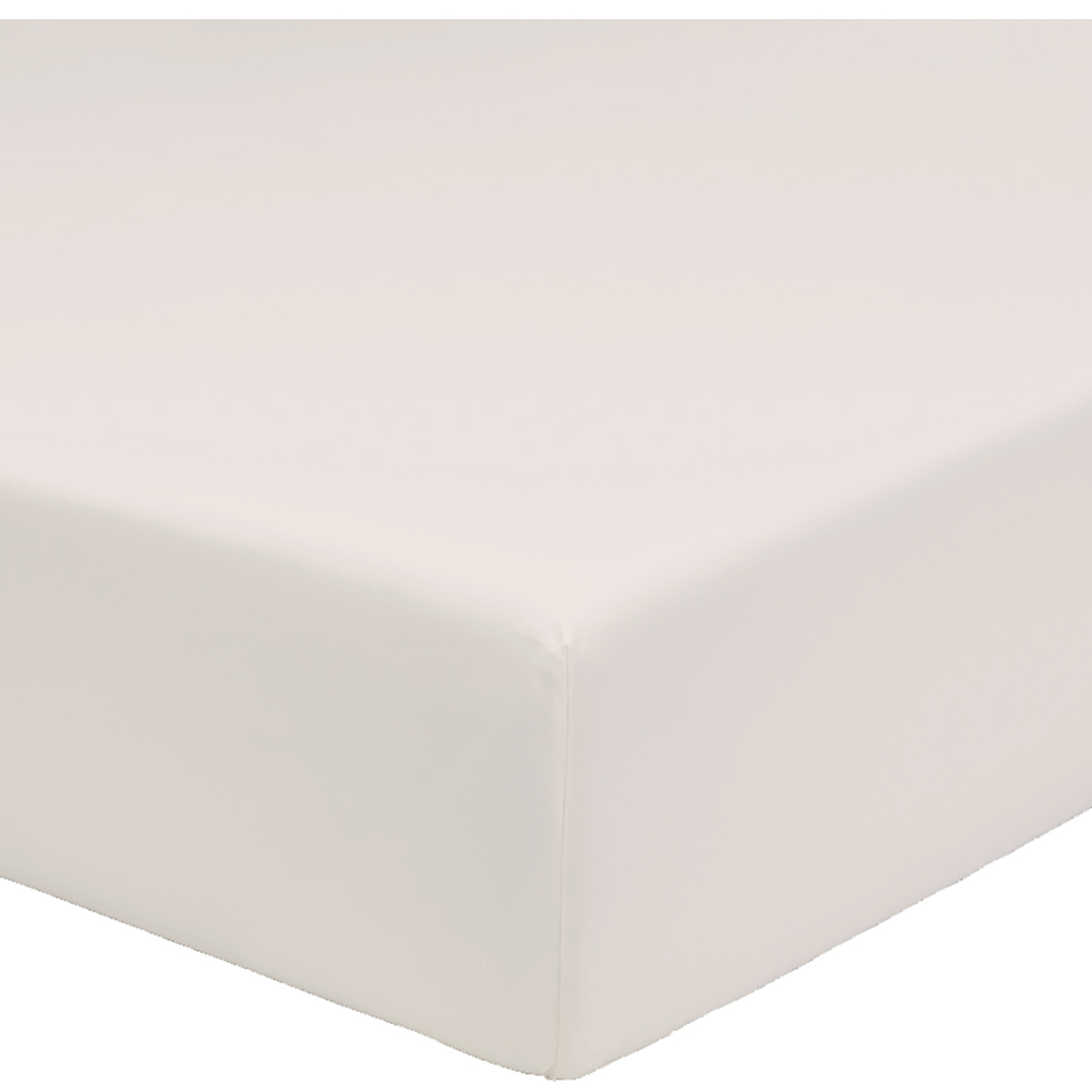 Drap housse uni en coton bio, bonnet de 35cm, LES INDISPENSABLES, A DEMAIN