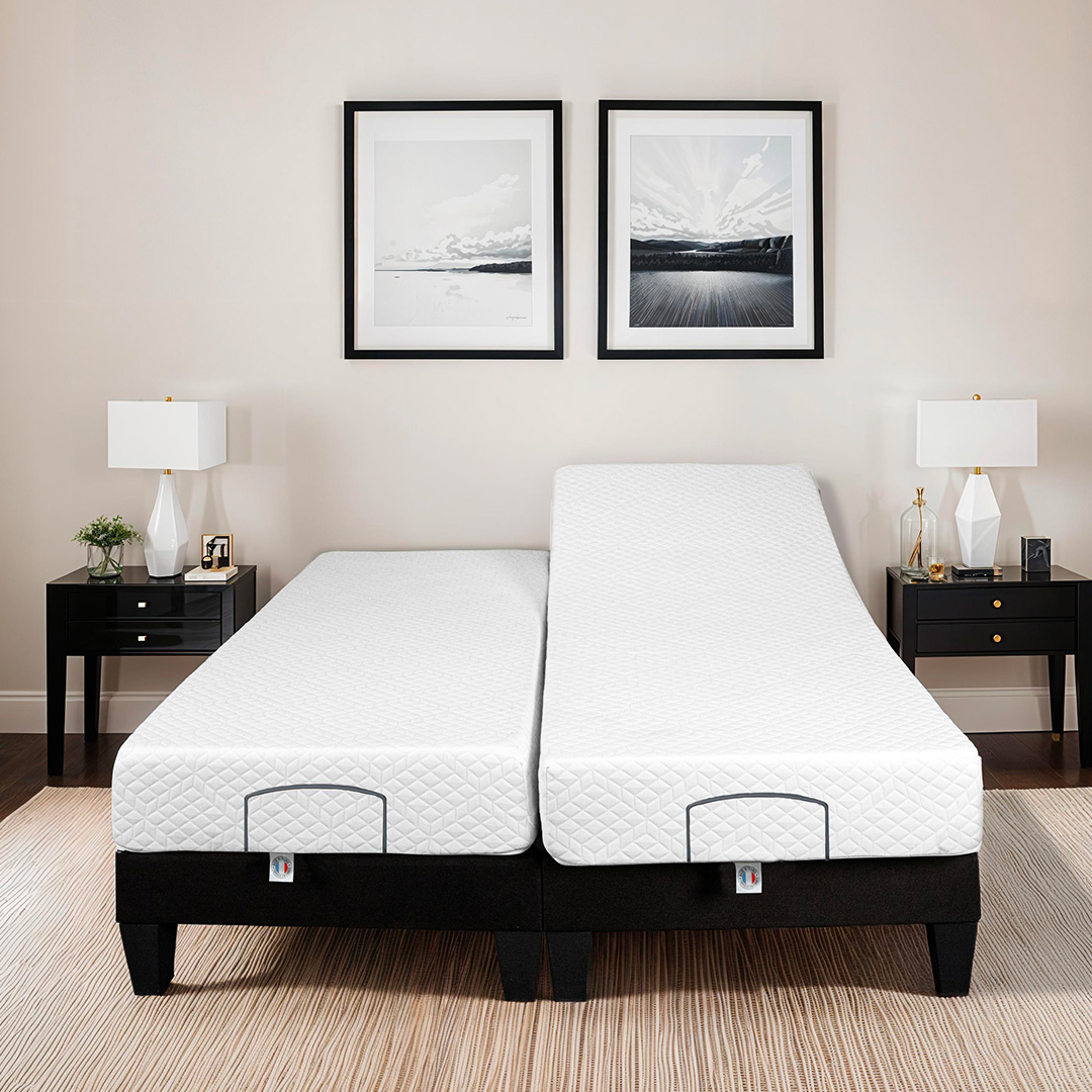 Ensemble Matelas Mémoire de forme ABSOLU avec sommier ROCHEREAU, BELLECOUR