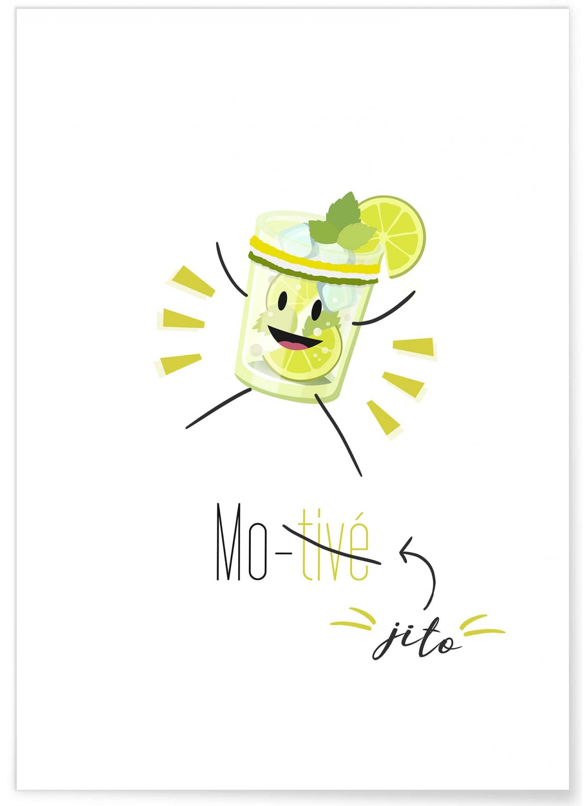 Affiche 'Mojito-Motivé', L'AFFICHERIE