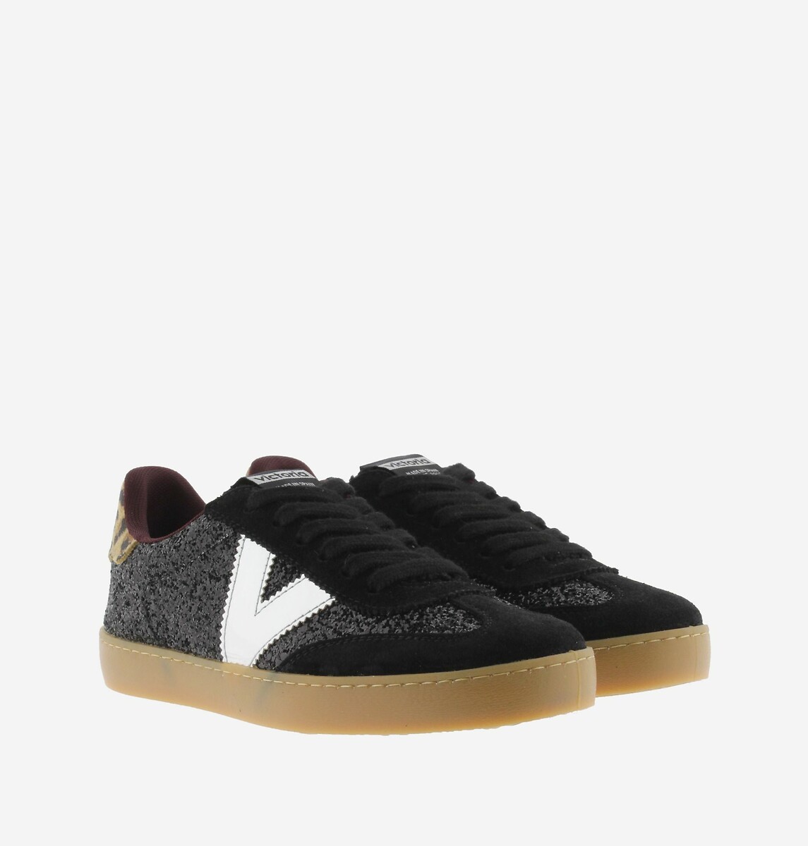 Victoria Zapatillas de piel BERLIN GLITTER