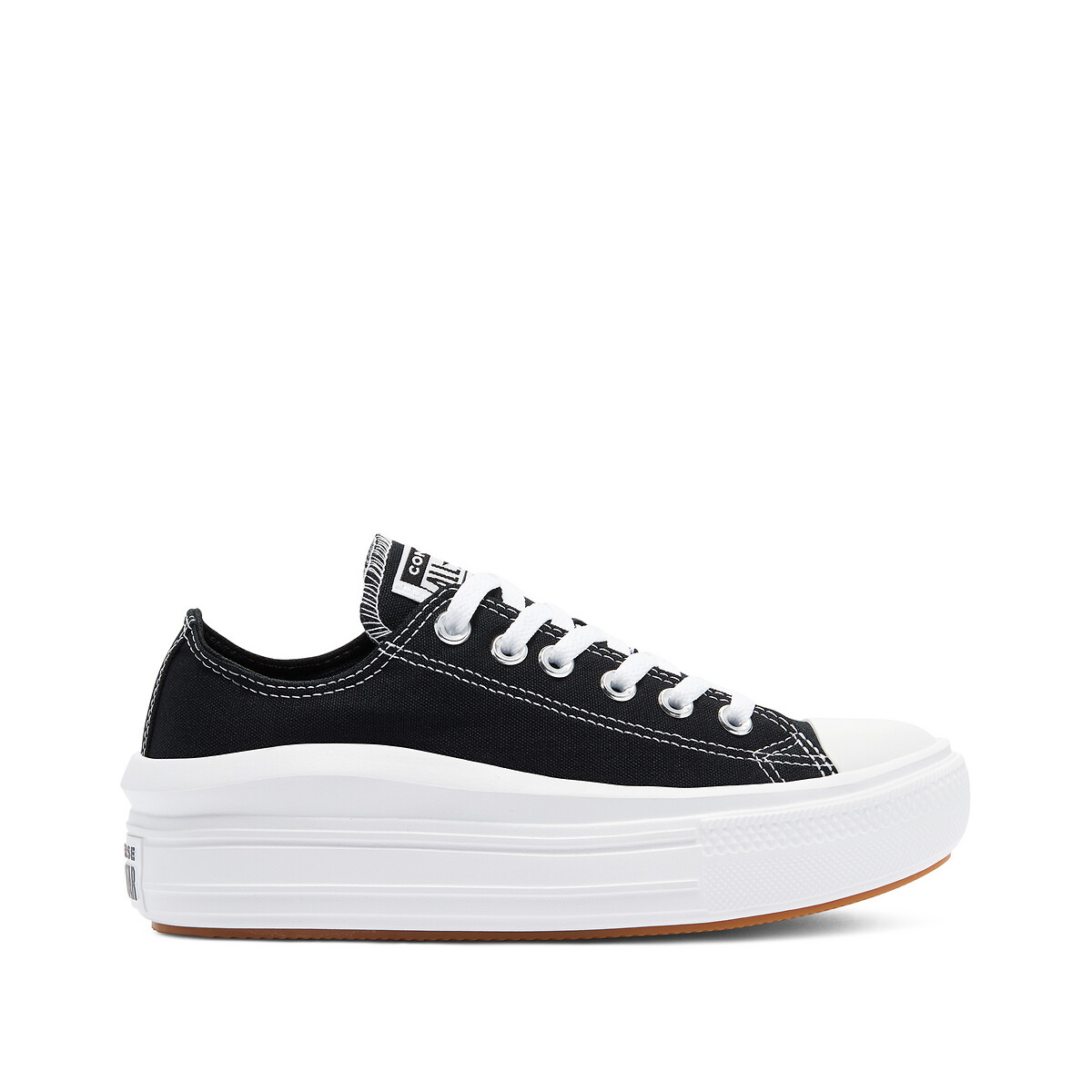 Chuck taylor all star move chunky canvas trainers , black, Converse | La  Redoute