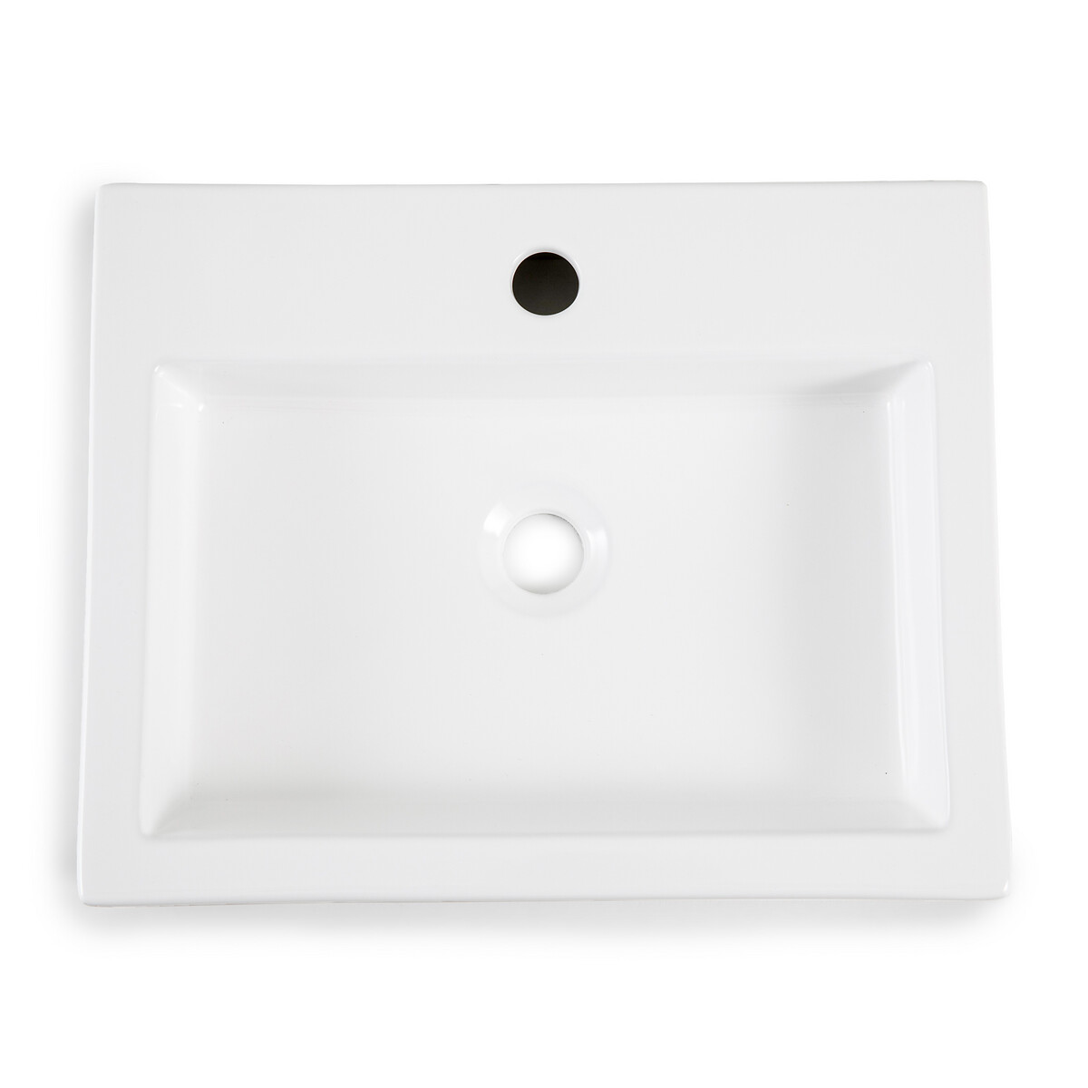 Product photograph of Adles Rectangular Ceramic Sink from La Redoute UK