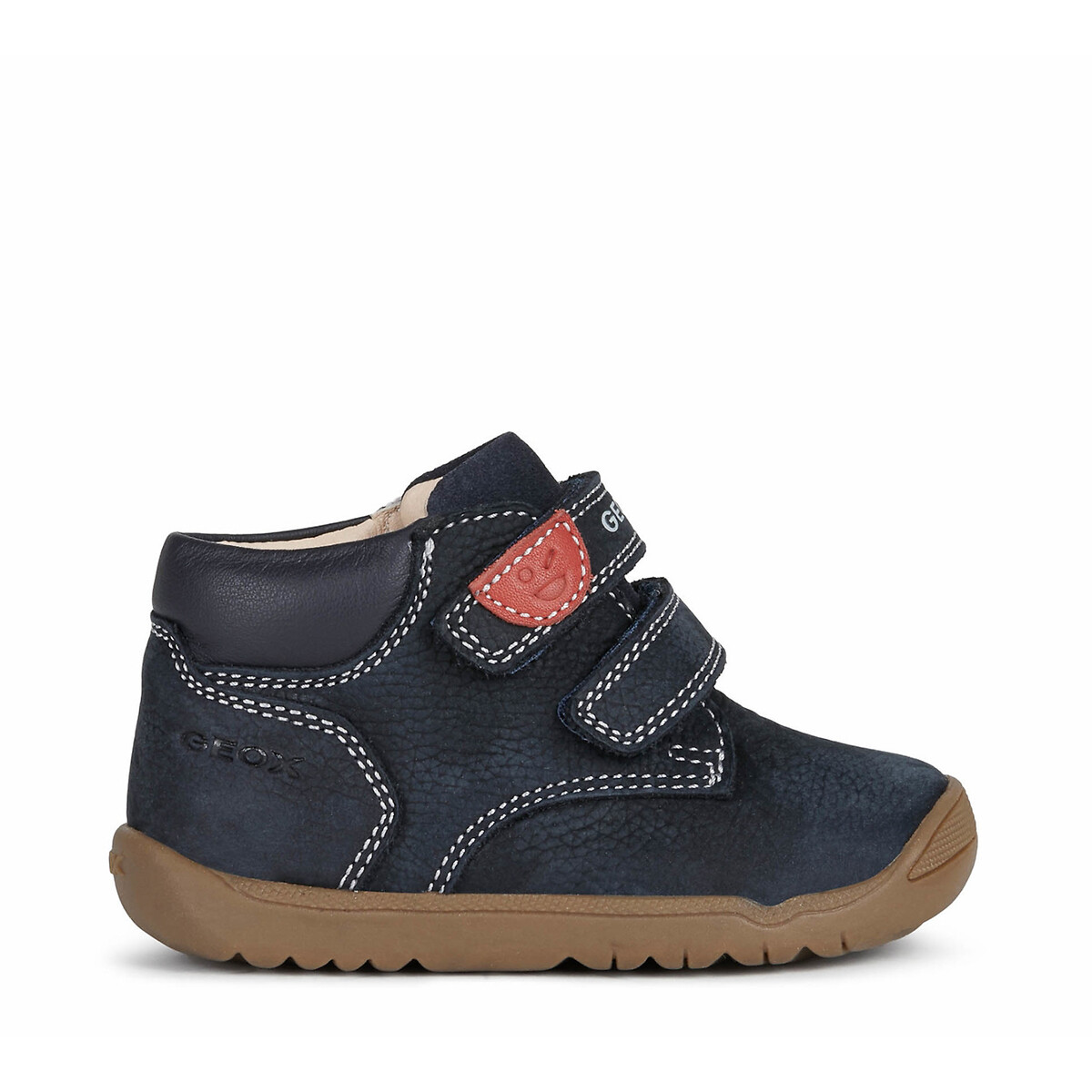 Image of Kids Macchia First Steps Trainers in Leather with Touch 'n' Close Fastening