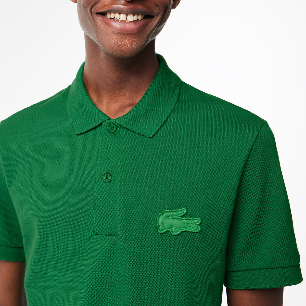 Regular fit polo shirt with short sleeves green Lacoste La Redoute