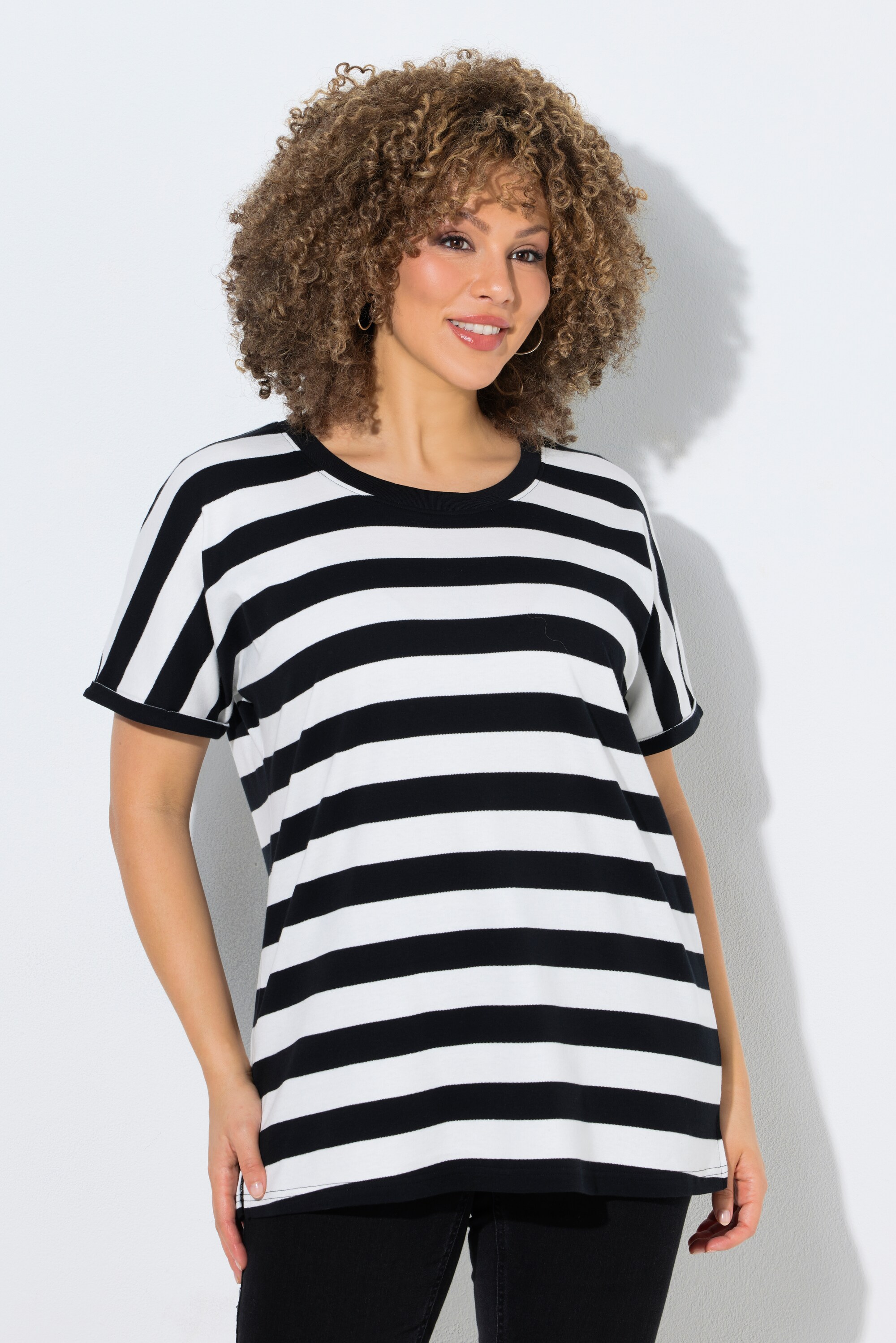 T-shirt rayé oversize, ULLA POPKEN