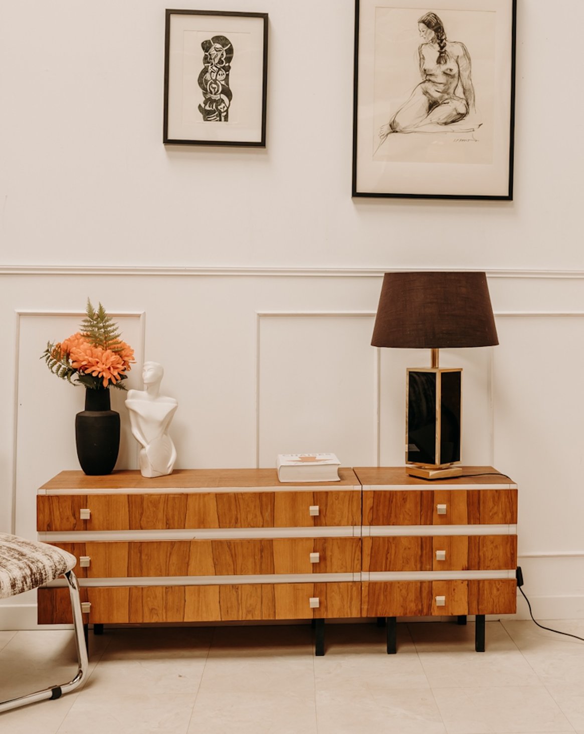 Enfilade en bois à modules Margaret N°421 - Bon état, DEBONGOUT