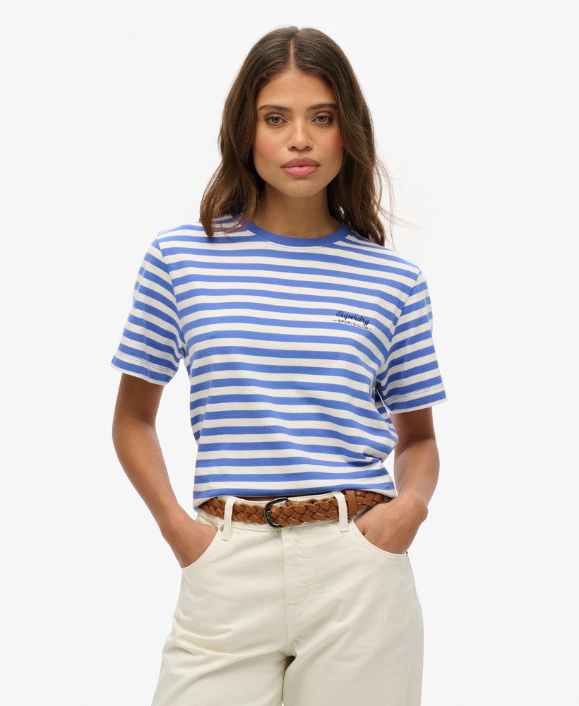 T-shirt rayé Country Club, SUPERDRY