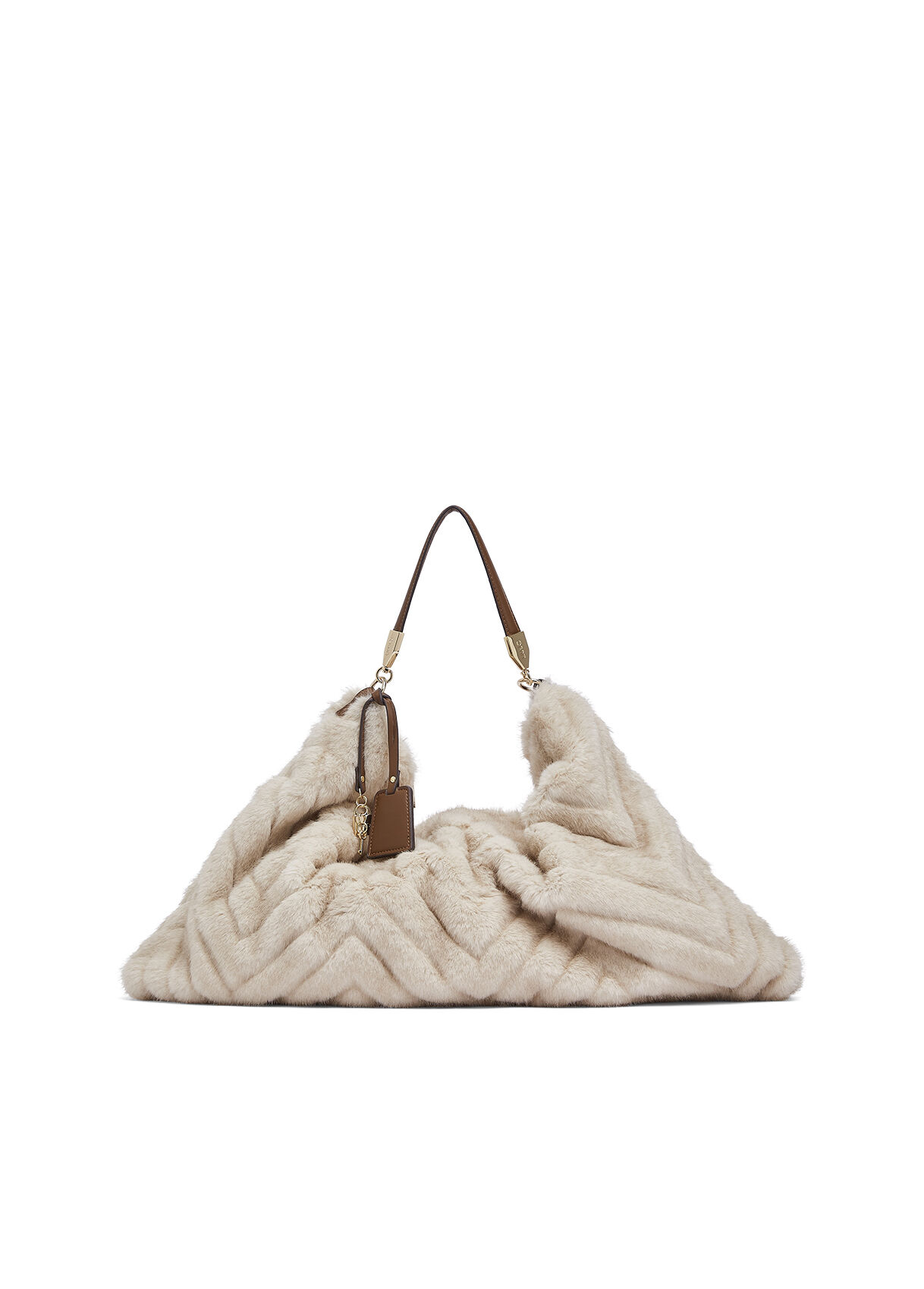 Sac grand format en imitation fourrure, LIU JO