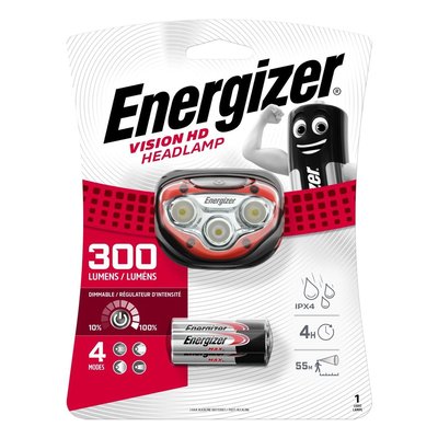 Lampe Frontale 3 Led 300 Lumens 3 Piles Lr3 (aaa) ENERGIZER