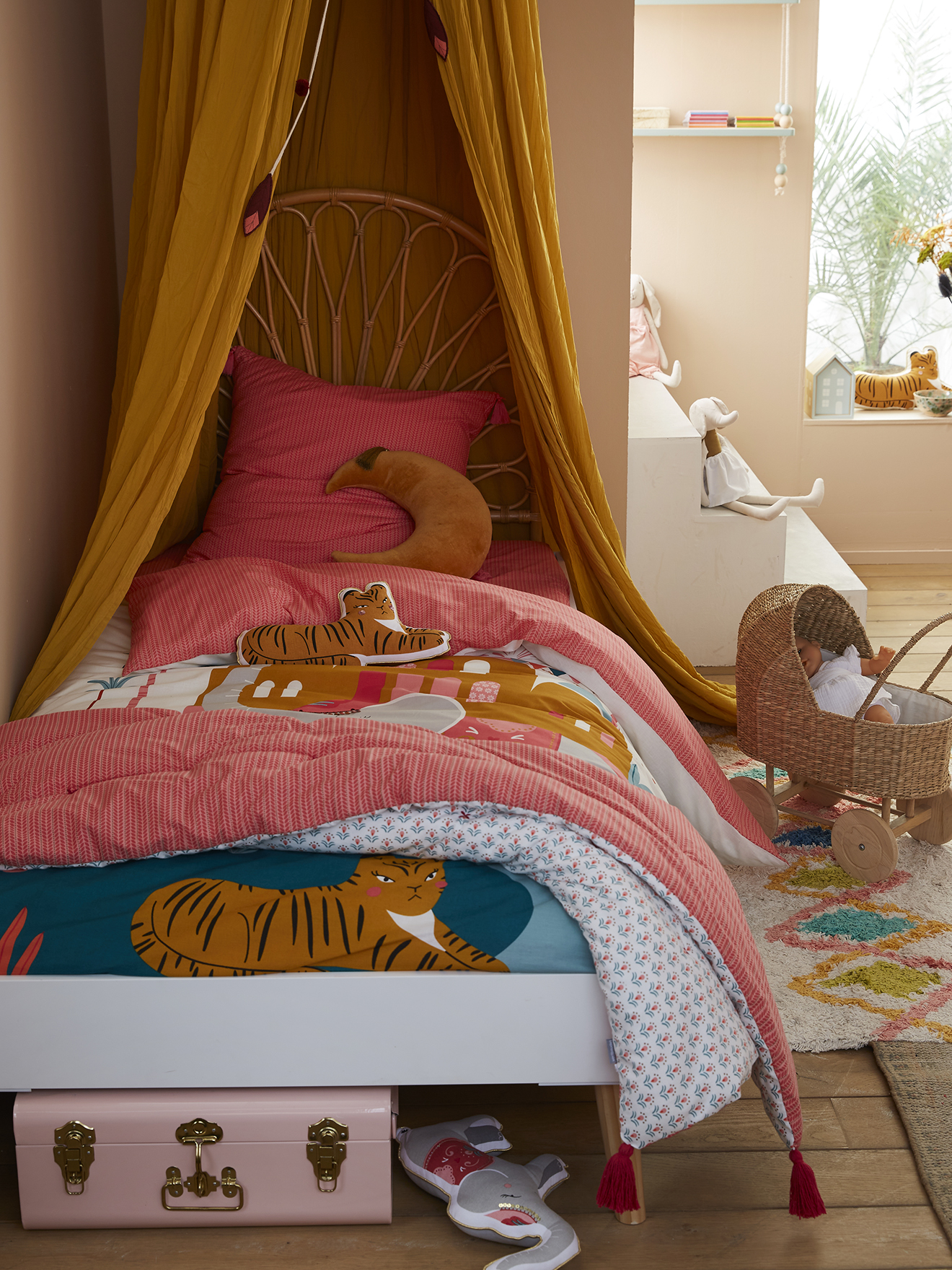 Parure housse de couette + taie d'oreiller EDEN INDIA, VERTBAUDET