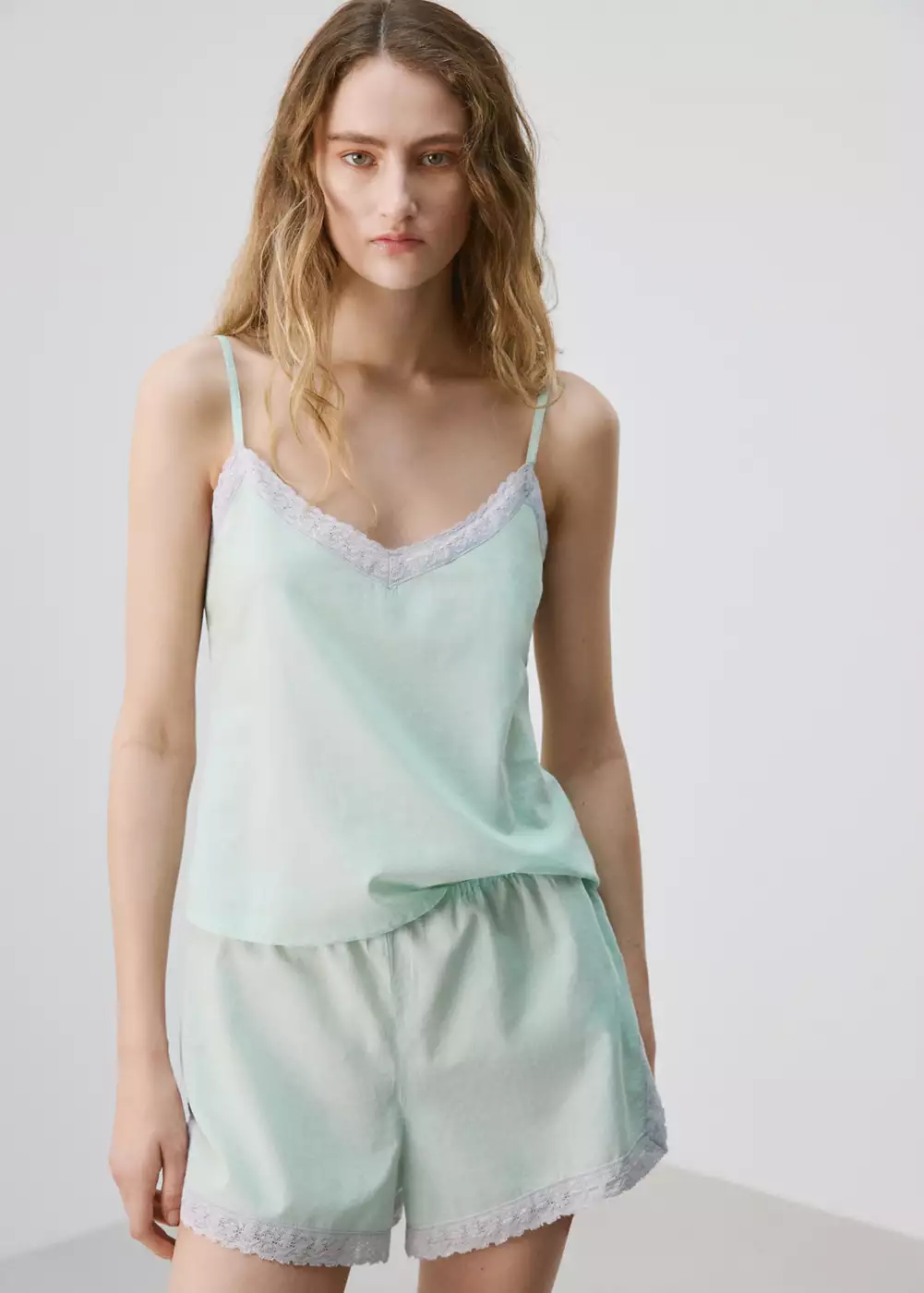 Haut de pyjama 100 % coton, MANGO