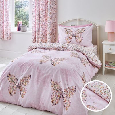 Enchanted Butterfly Kids Duvet Cover and Pillowcase Set CATHERINE LANSFIELD