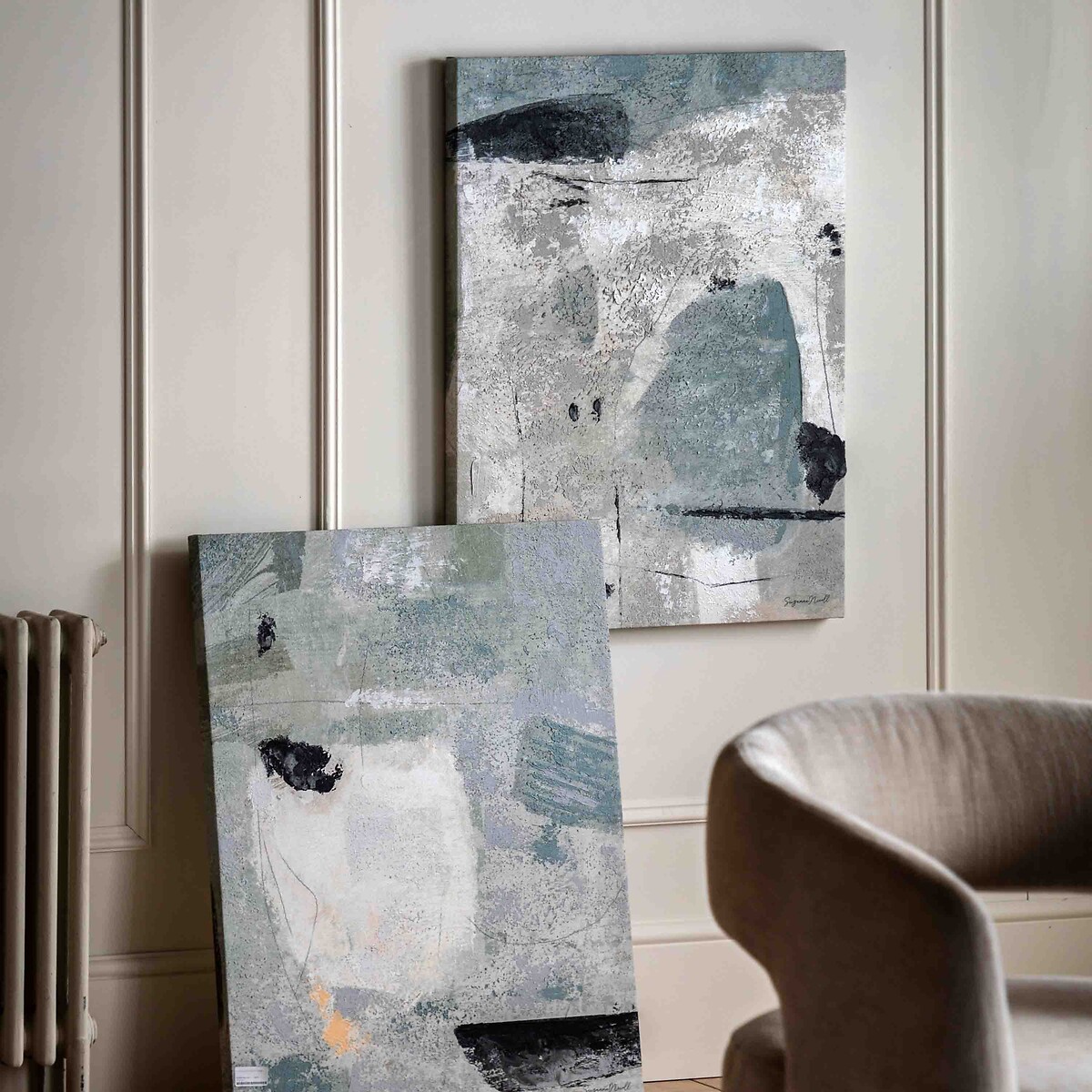 Set of 2 Insight Framed Canvas, ÉDITÉ