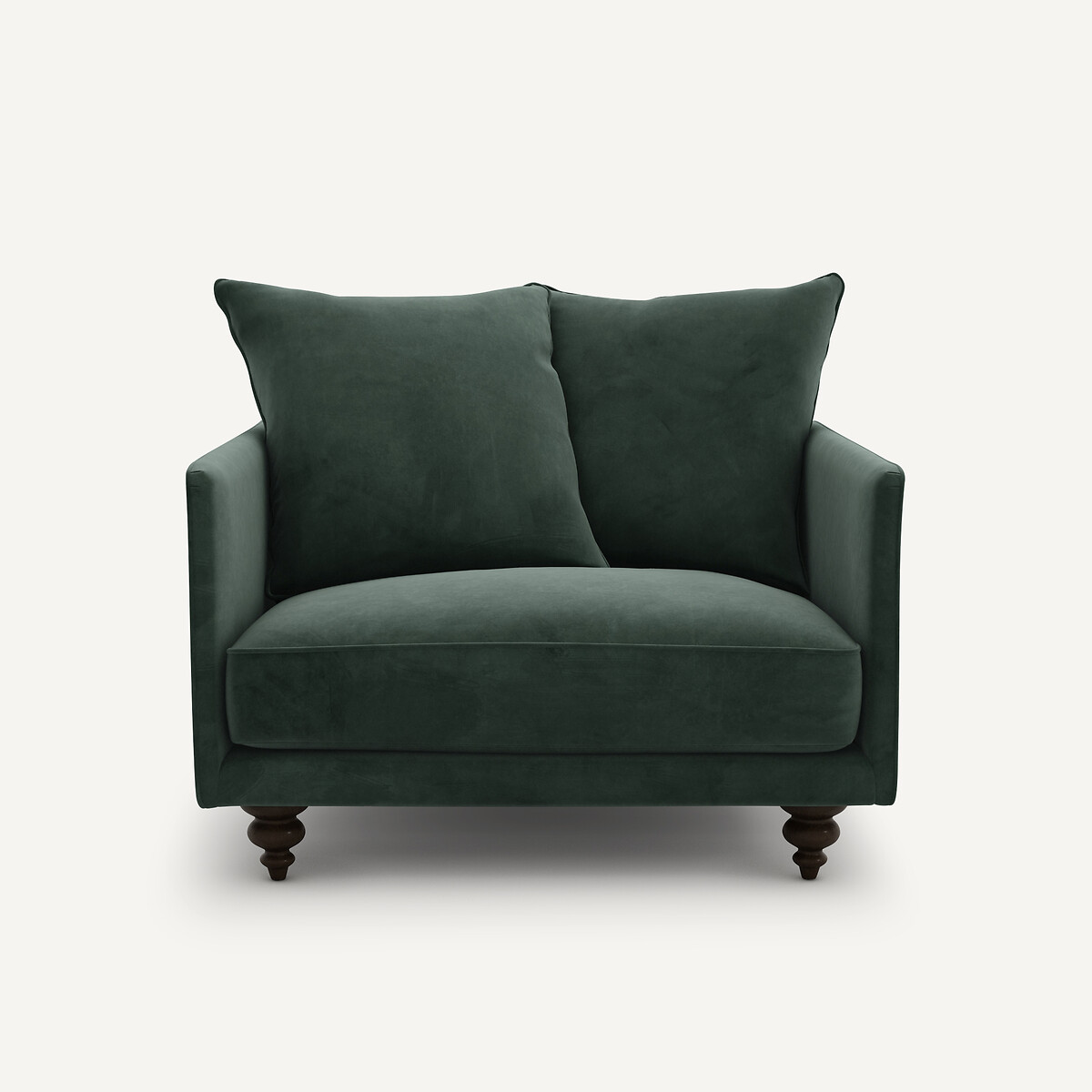 Fauteuil velours, Lazare