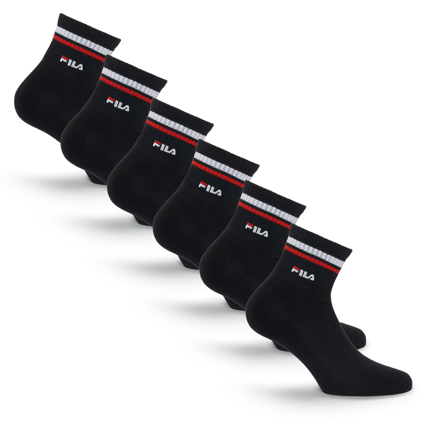 Lot De 6 Chaussettes Quarter, FILA