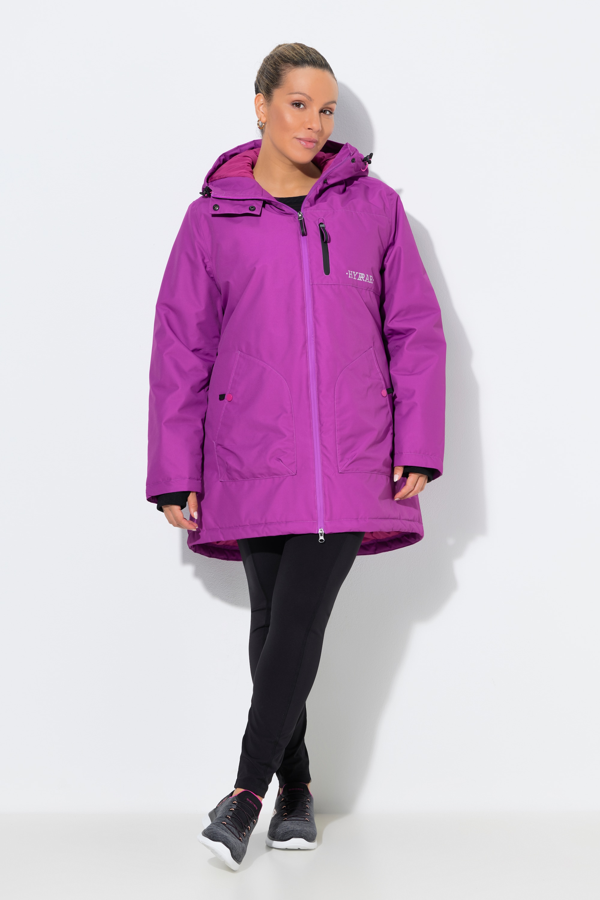 Manteau à capuche, matière déperlante, ULLA POPKEN