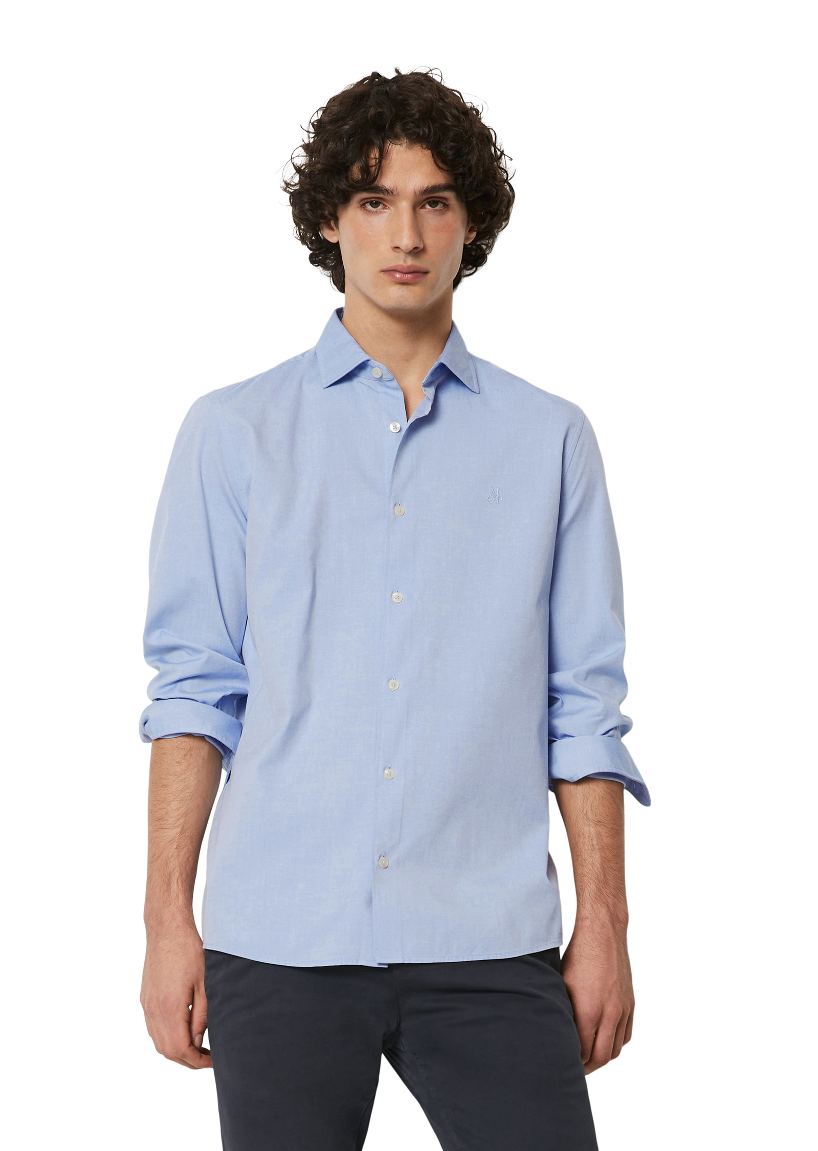 Chemise shaped en pur coton bio, MARC O'POLO