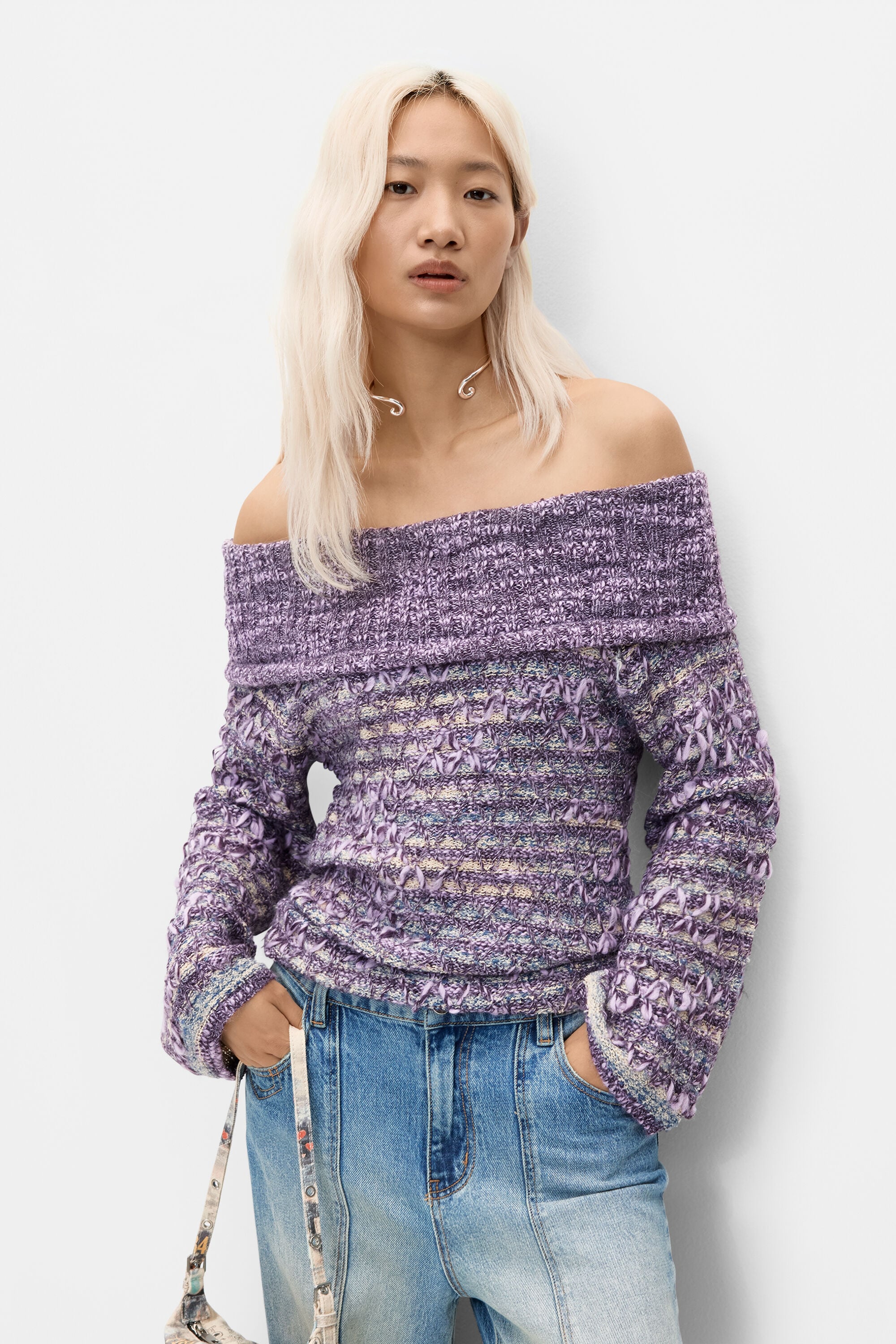 Pull en maille fine, DESIGUAL
