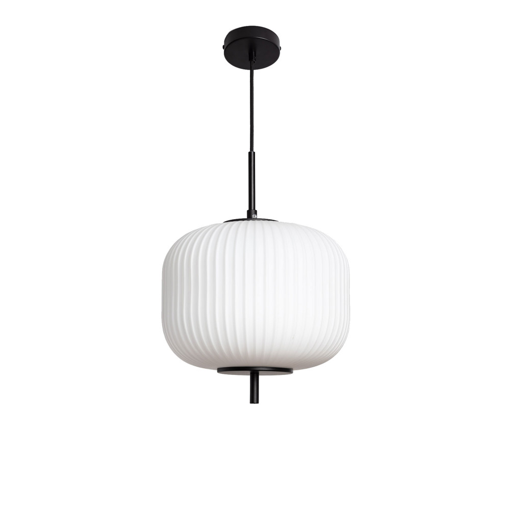 Suspension ronde en verre 30cm- VIND, DRAWER