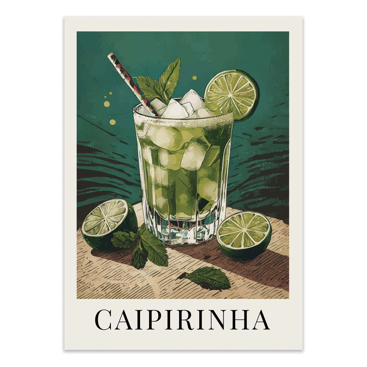 Affiche d'art - Caipirinha - Andreas Magnusson, WALL EDITIONS