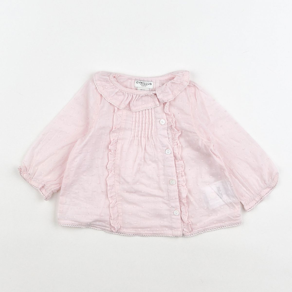 Jupe Rose Pâle Pailletée Or Cyrillus - Taille 8 Ans - Idéale Pour Les Fêtes - Très Bon état