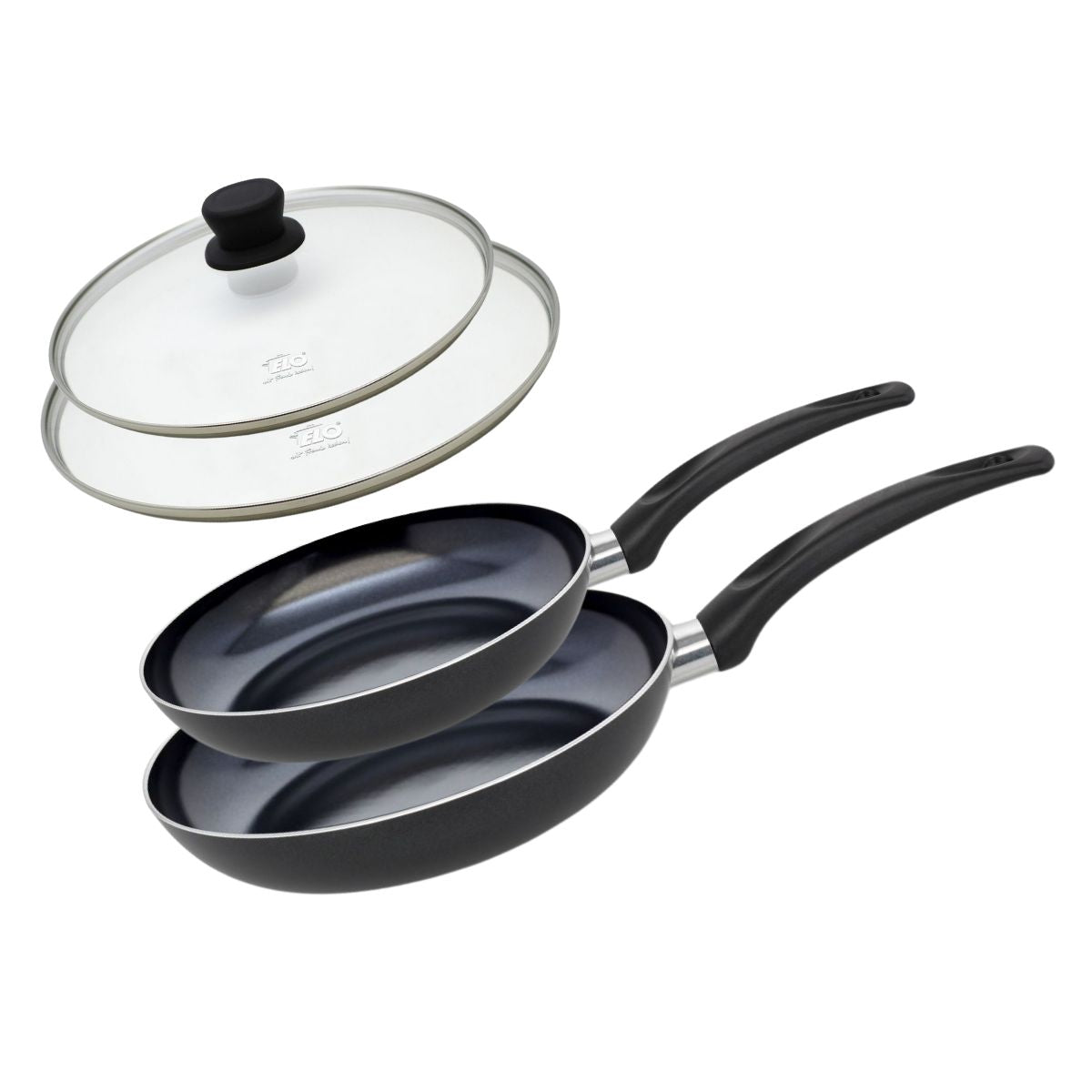 Lot 2 poêles de cuisson avec revêtement céramique sans PFAS, ELO