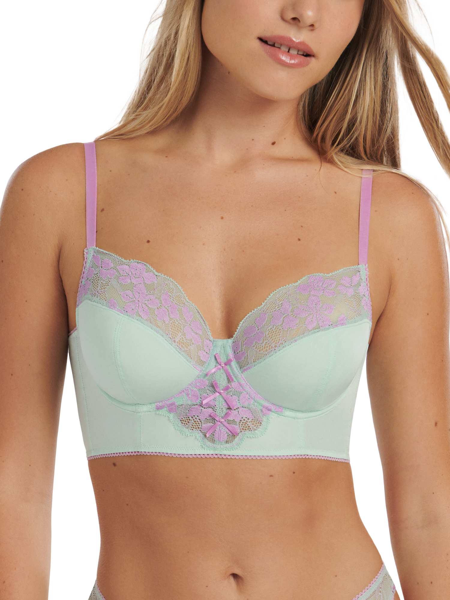 Soutien-gorge à Armatures Catania Susa - Spacer Aqua Green, Bonnet B à F, Tour 85-110