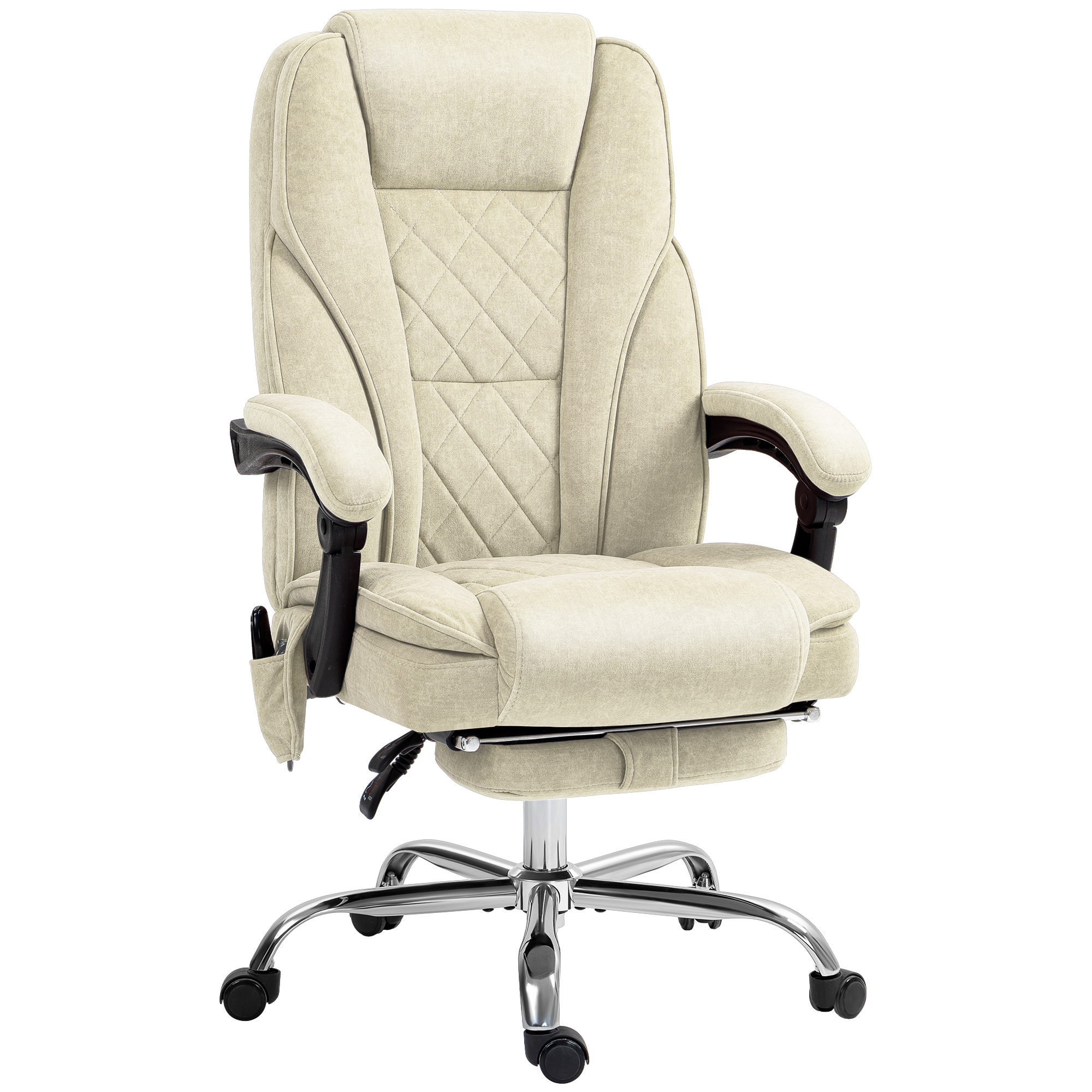 Fauteuil de bureau avec fonction massage, HOMCOM