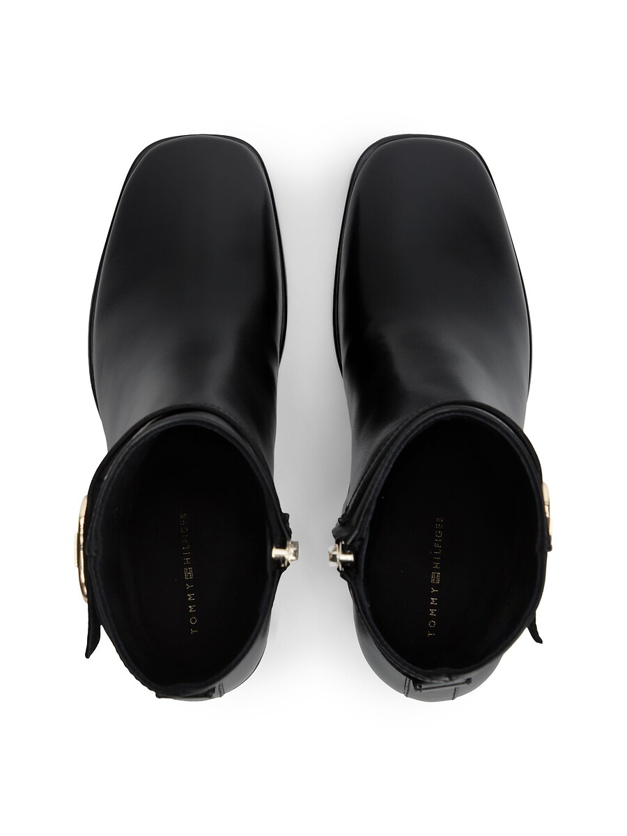 Tommy Hilfiger Botines de piel con tacón grueso — photo 6
