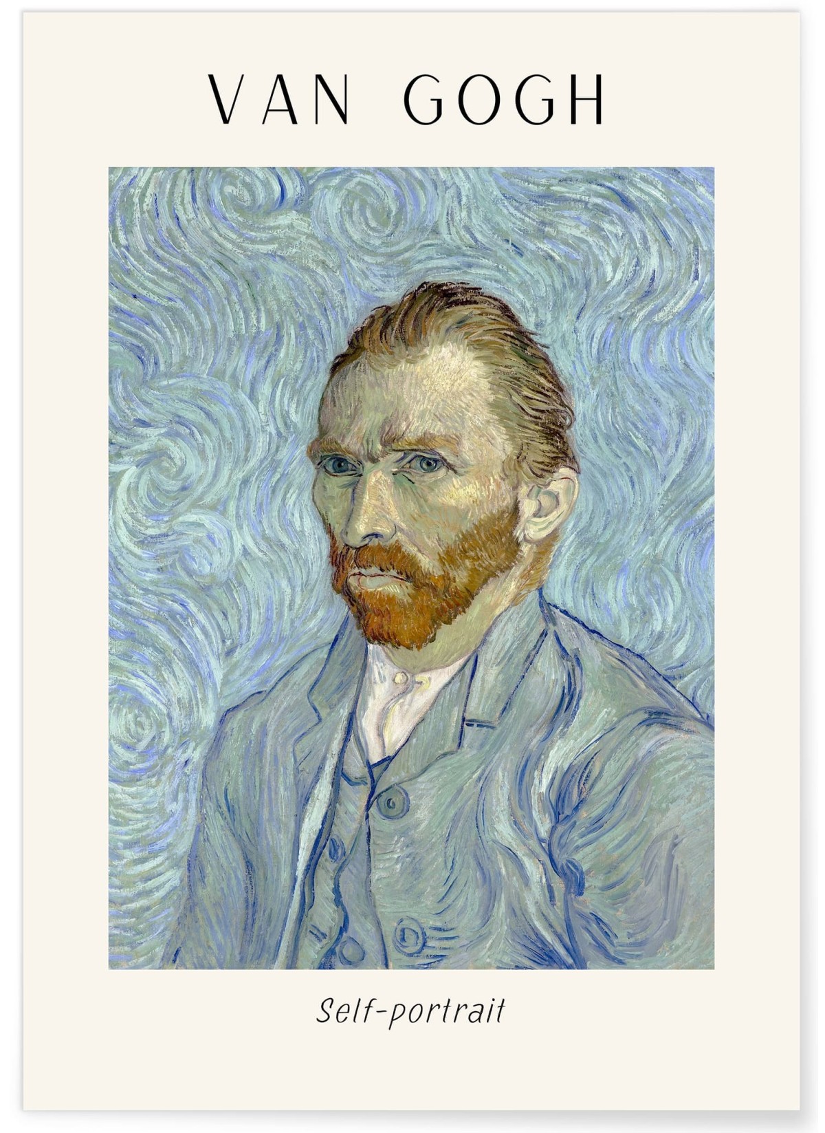Affiche Van Gogh - Self-portrait, L'AFFICHERIE