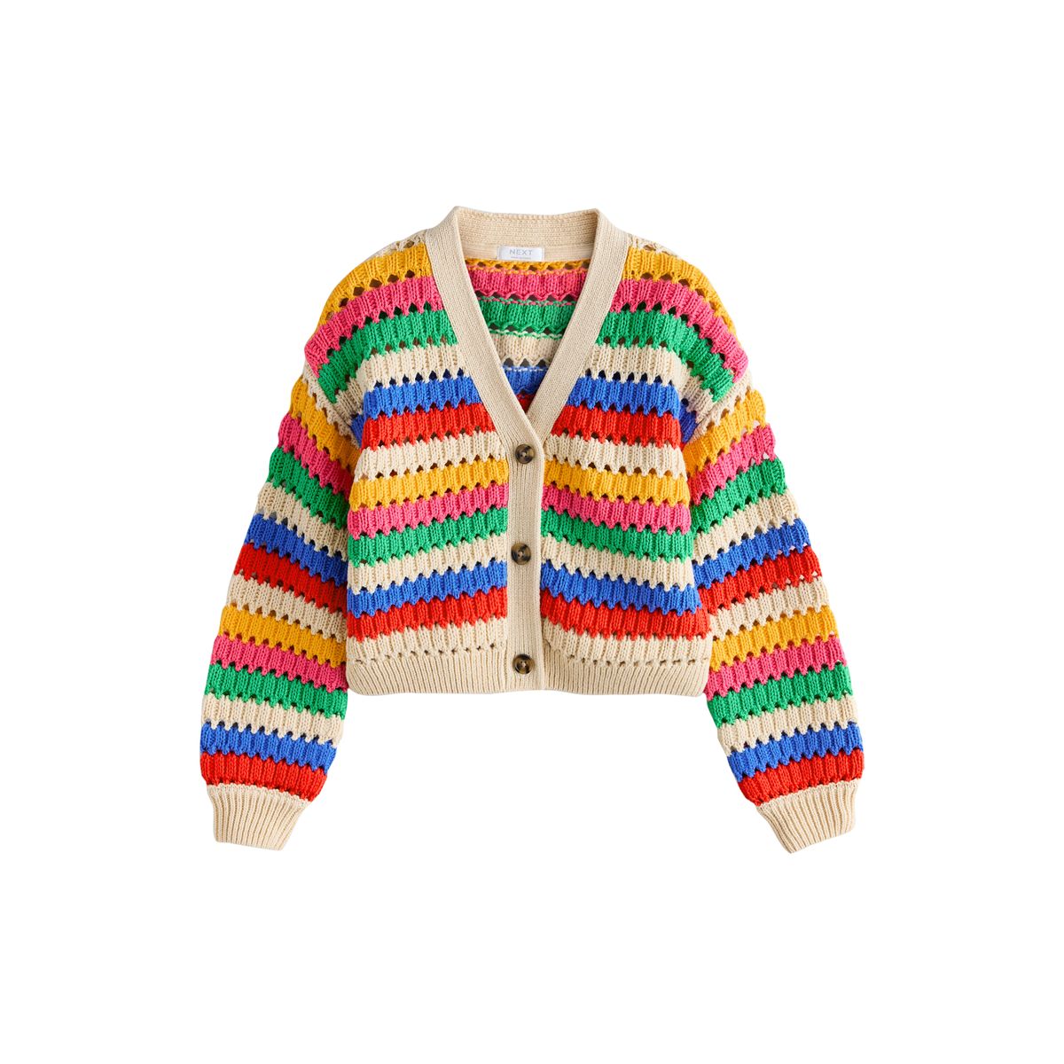 Cardigan à col v surpiqué, NEXT