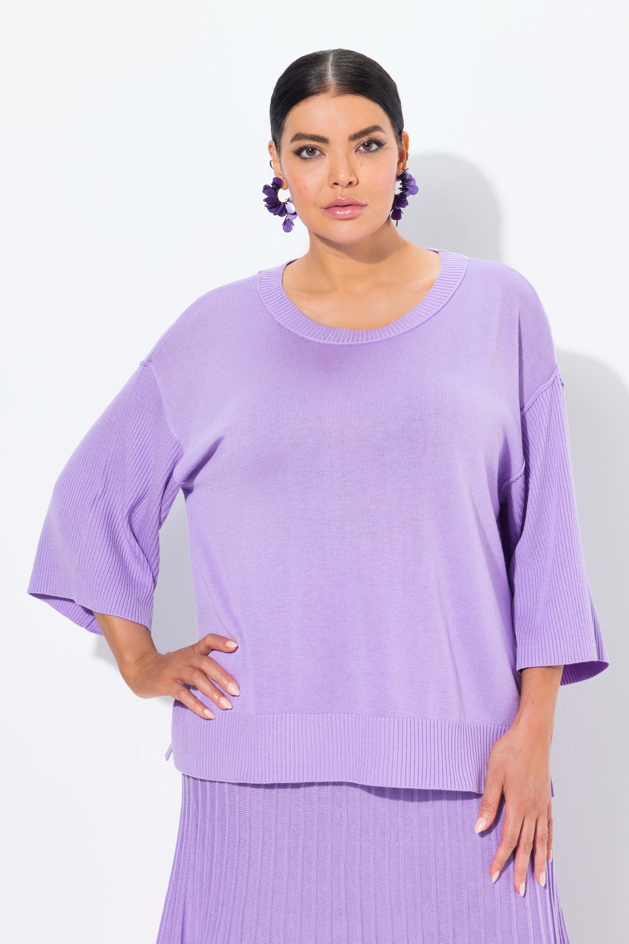 Pull oversize à manches 3/4 en, ULLA POPKEN