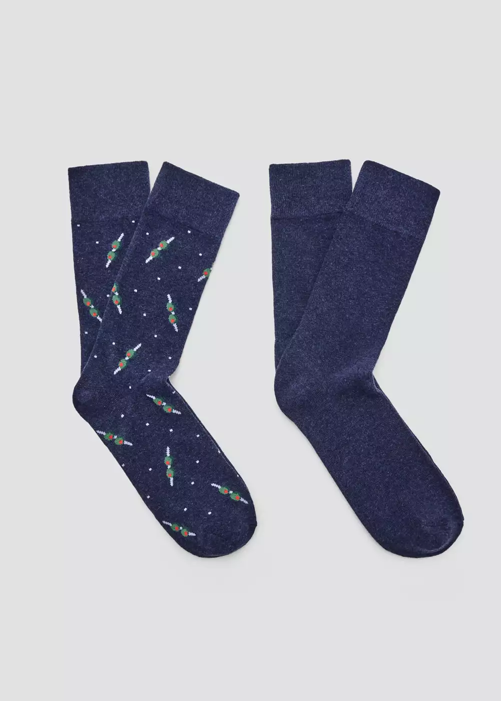Lot de 2 paires de chaussettes assorties, MANGO TEEN