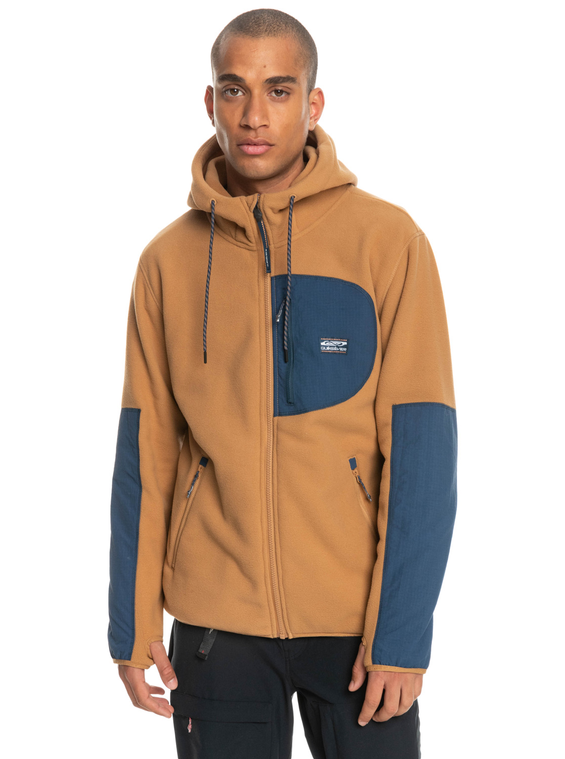 Sweat à capuche zippé DOWN TIME, QUIKSILVER
