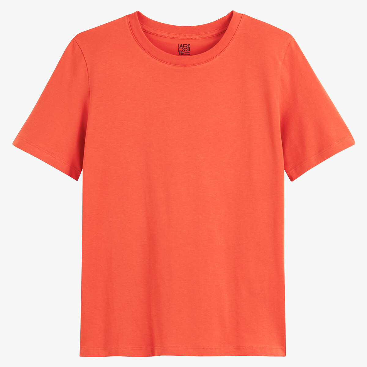 T-shirt col rond, manches courtes