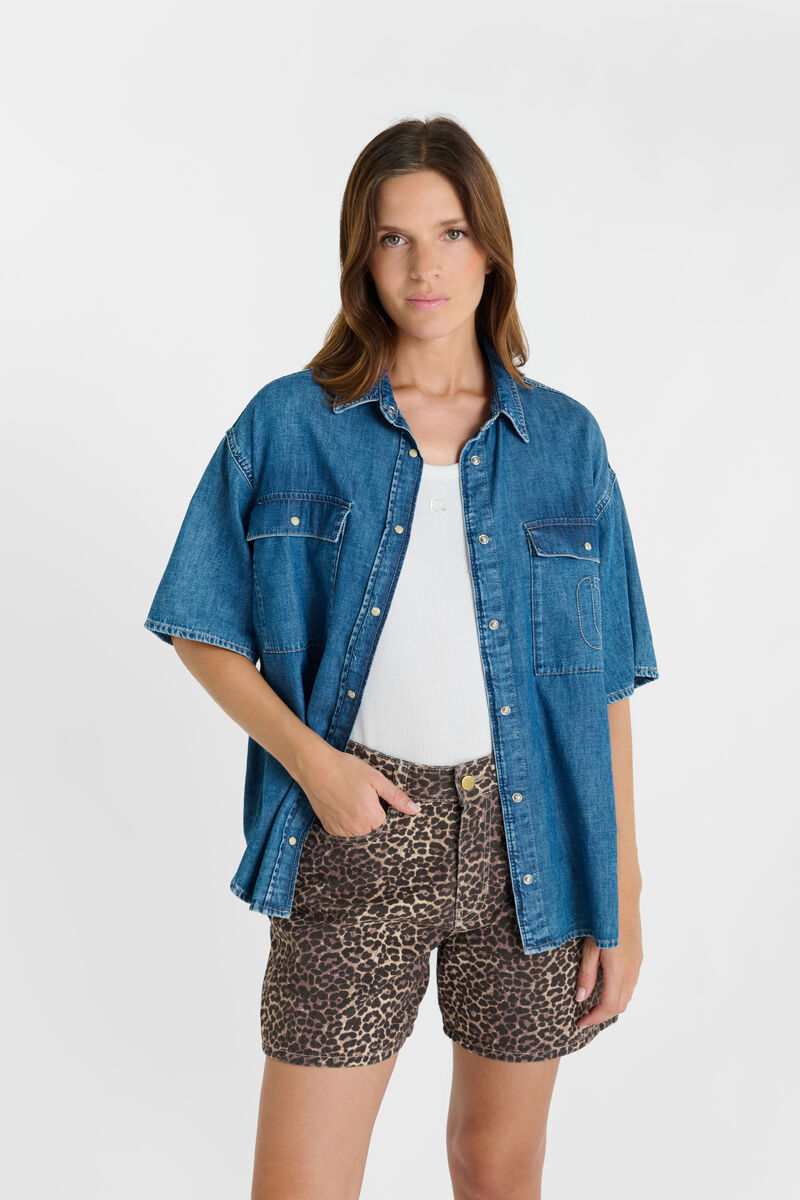 Chemise en jeans LIVIANE, LE TEMPS DES CERISES