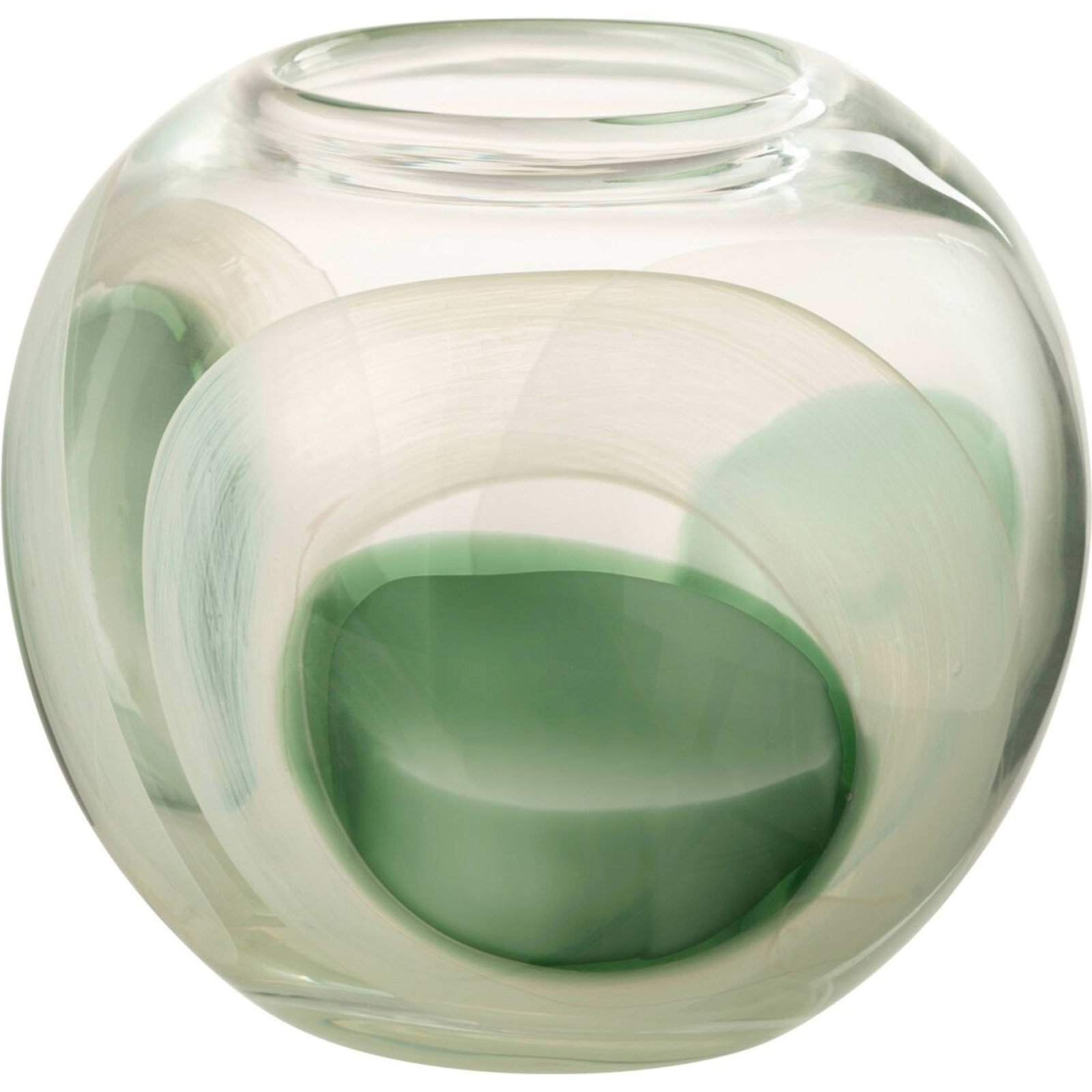 Vase boule en verre soufflé, RECOLLECTION