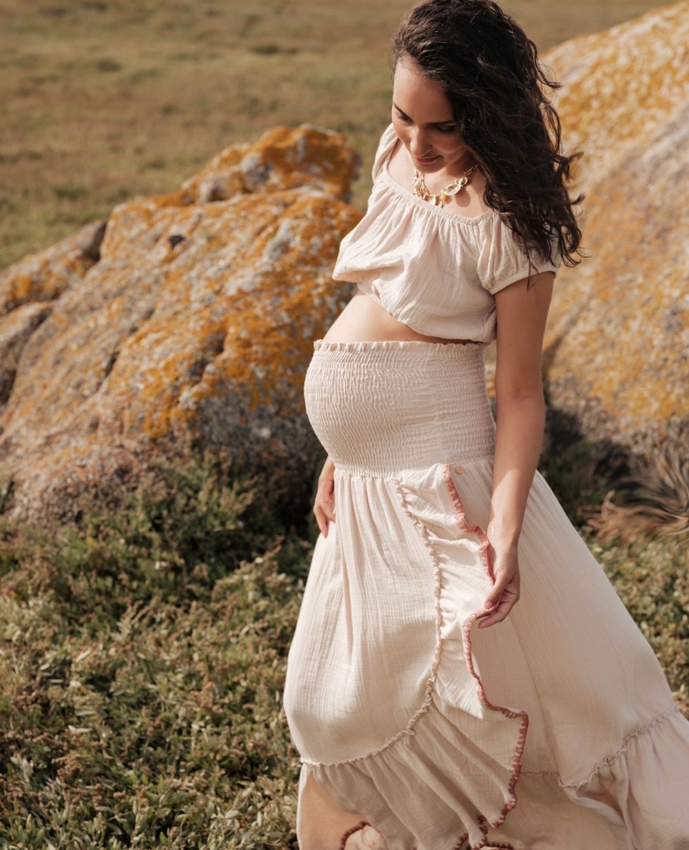 Robe jupe de maternité 2 en 1 Laila, CACHE COEUR