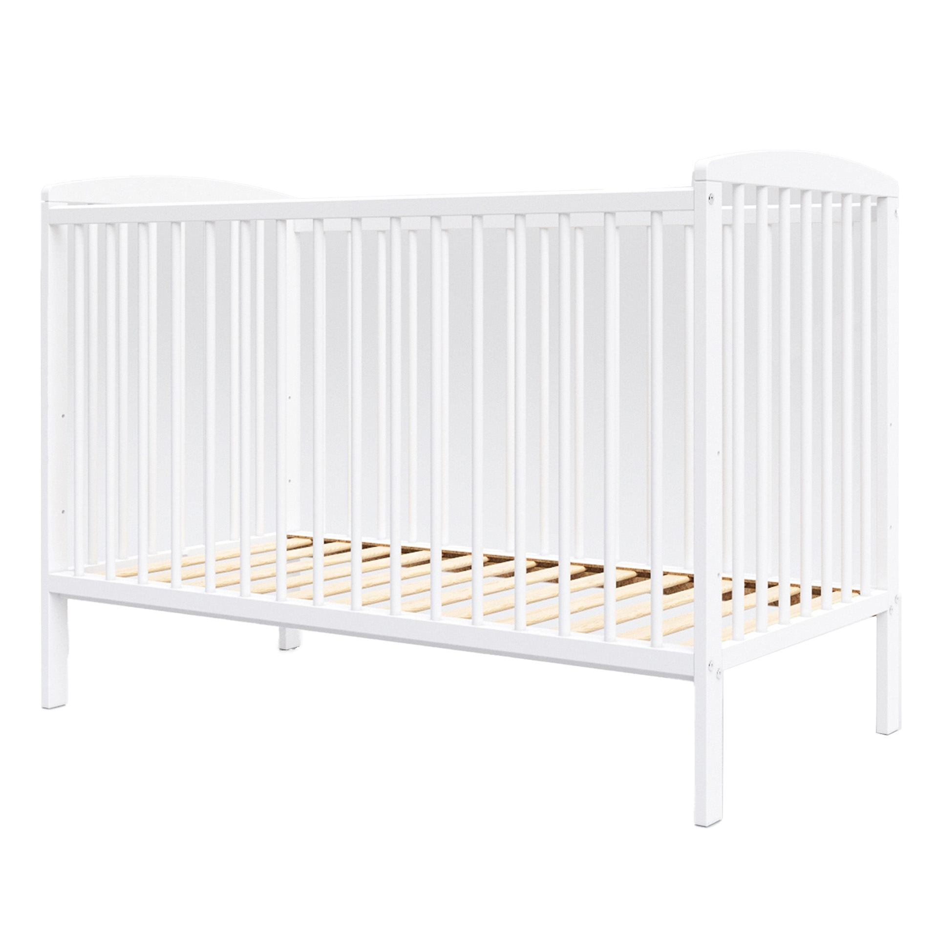 Lit bébé évolutif - NINA - 120x60 cm - Blanc, PREMIERS MOMENTS