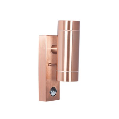 Copper Dual Lit Sensor Outdoor Wall Light SO'HOME