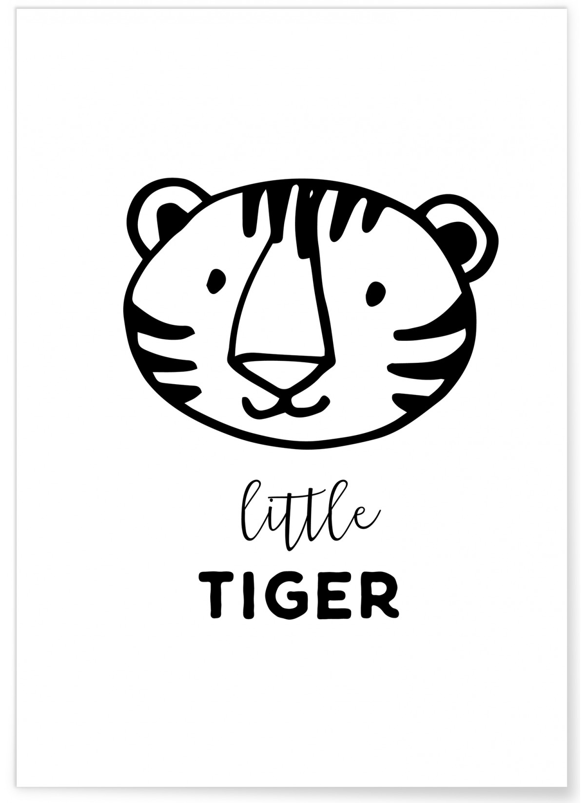 Affiche Petit tigre, L'AFFICHERIE