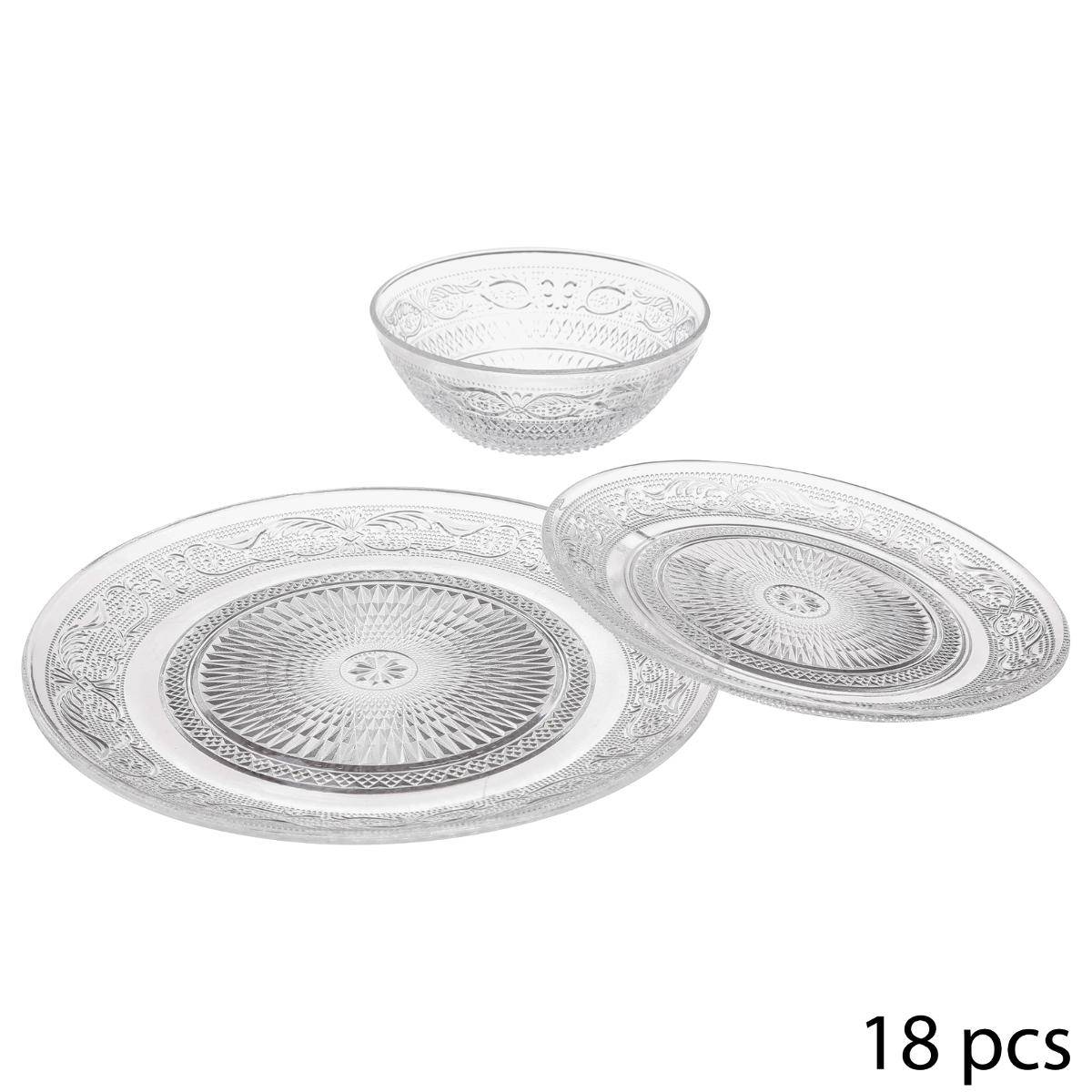 Service de vaisselle 18 pièces en céramique, SECRET DE GOURMET