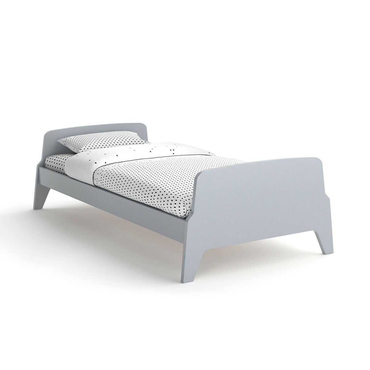 Adil Vintage Retro Style Single Bed with Base